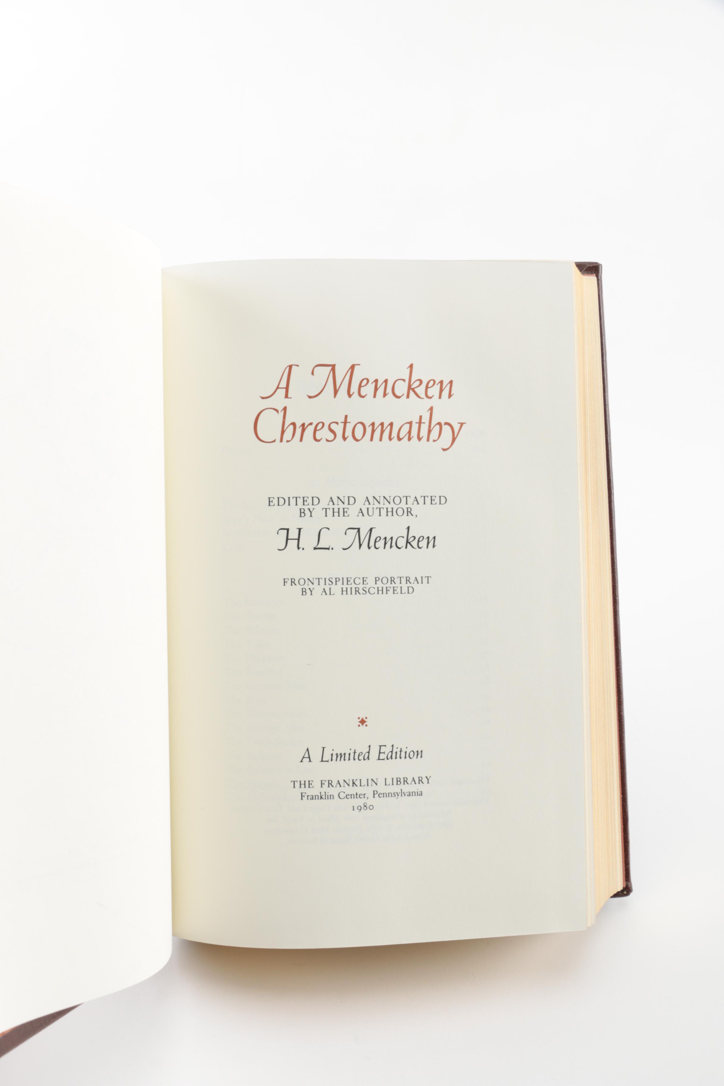 Franklin Library "100 Greatest Masterpieces of American Literature" Nonfiction