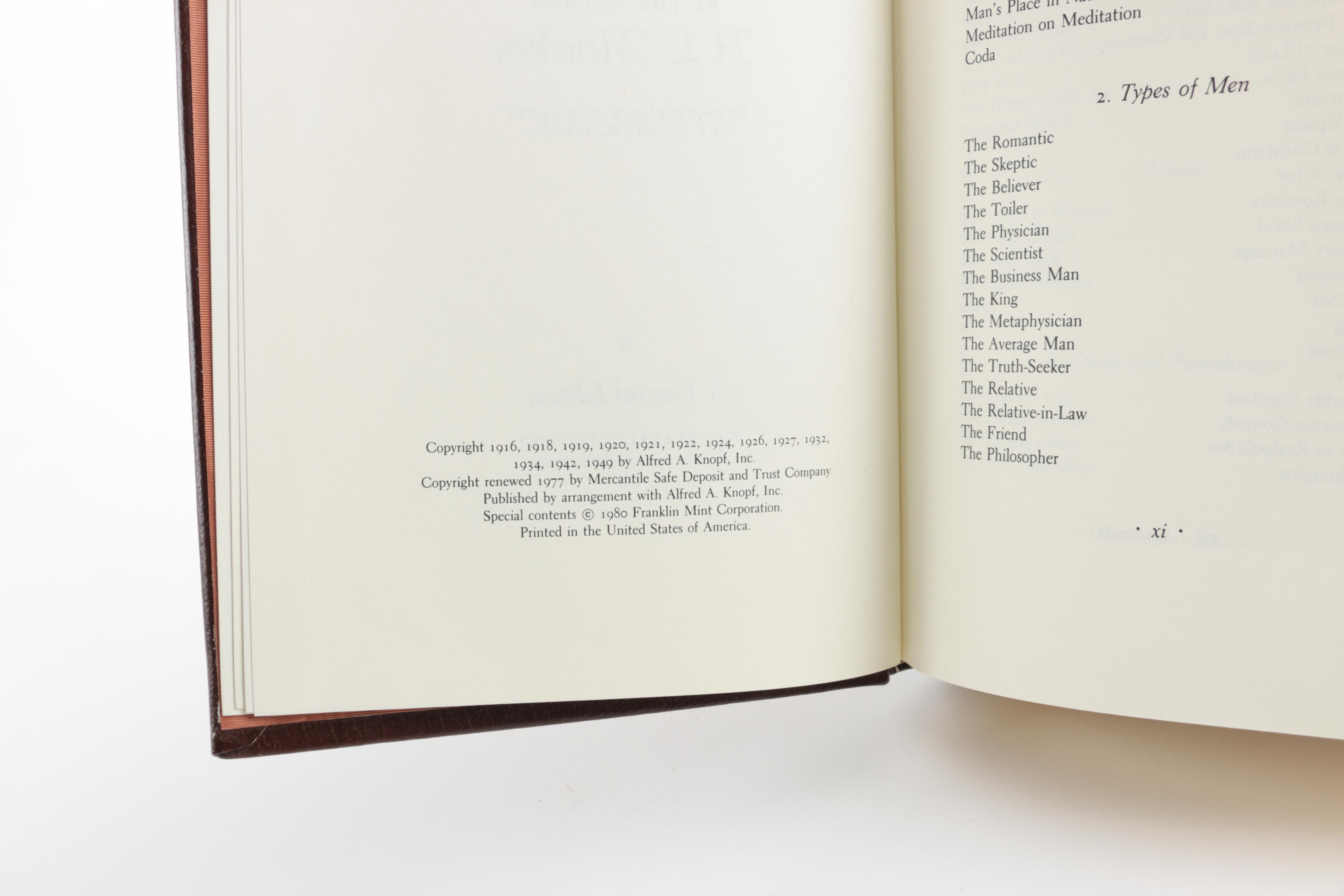 Franklin Library "100 Greatest Masterpieces of American Literature" Nonfiction