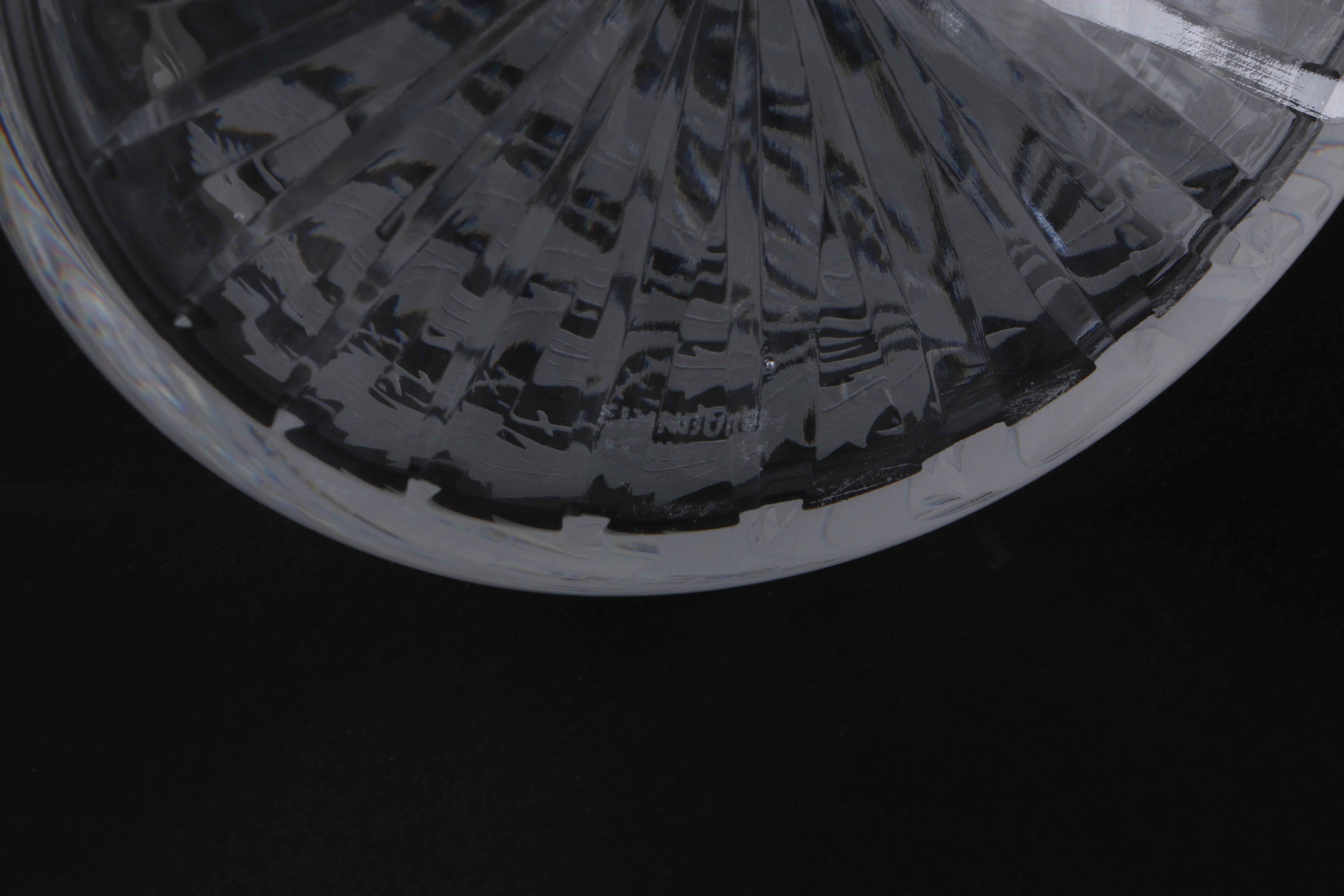 Edinburgh Crystal "Thistle" Decanter with Glasses