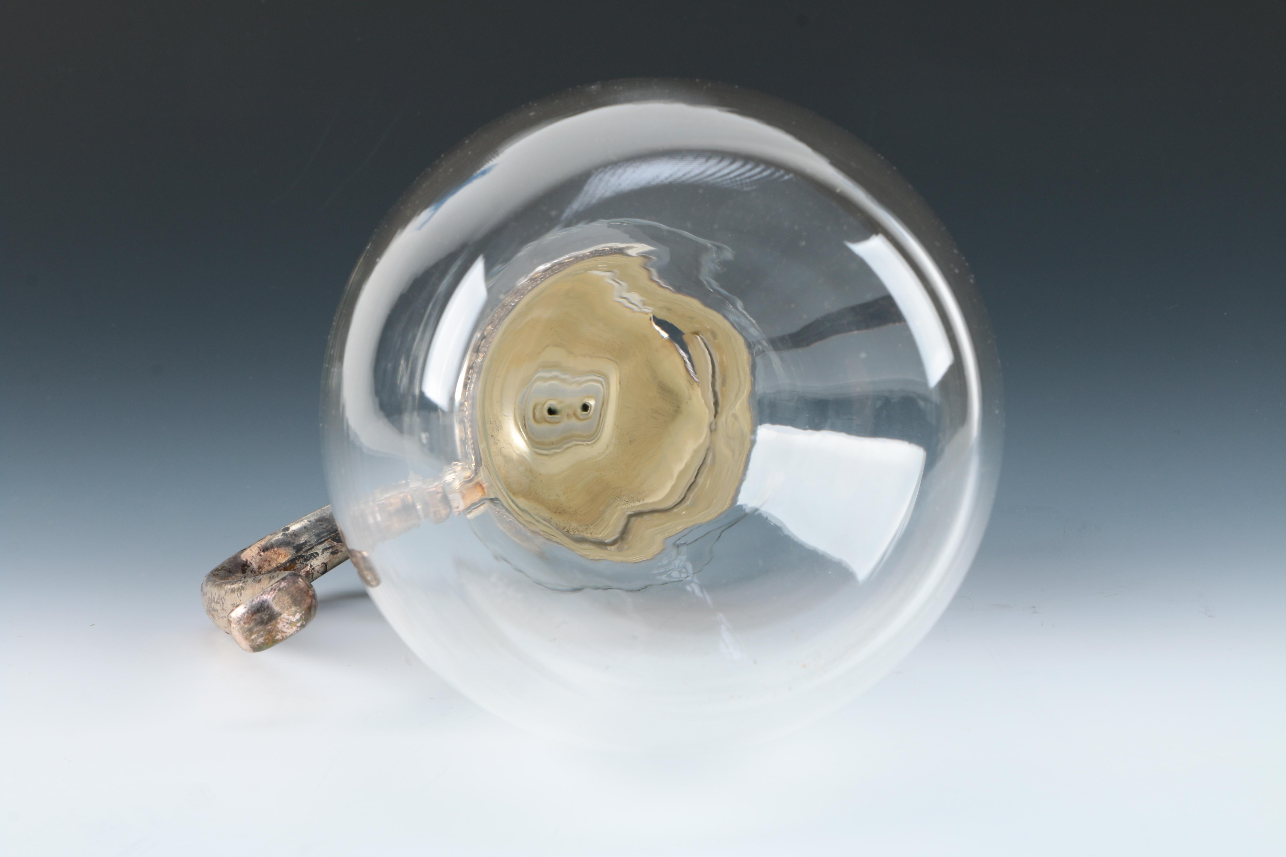 International Silver Plated Cocktail Pitcher with Glass and Plated Carafe