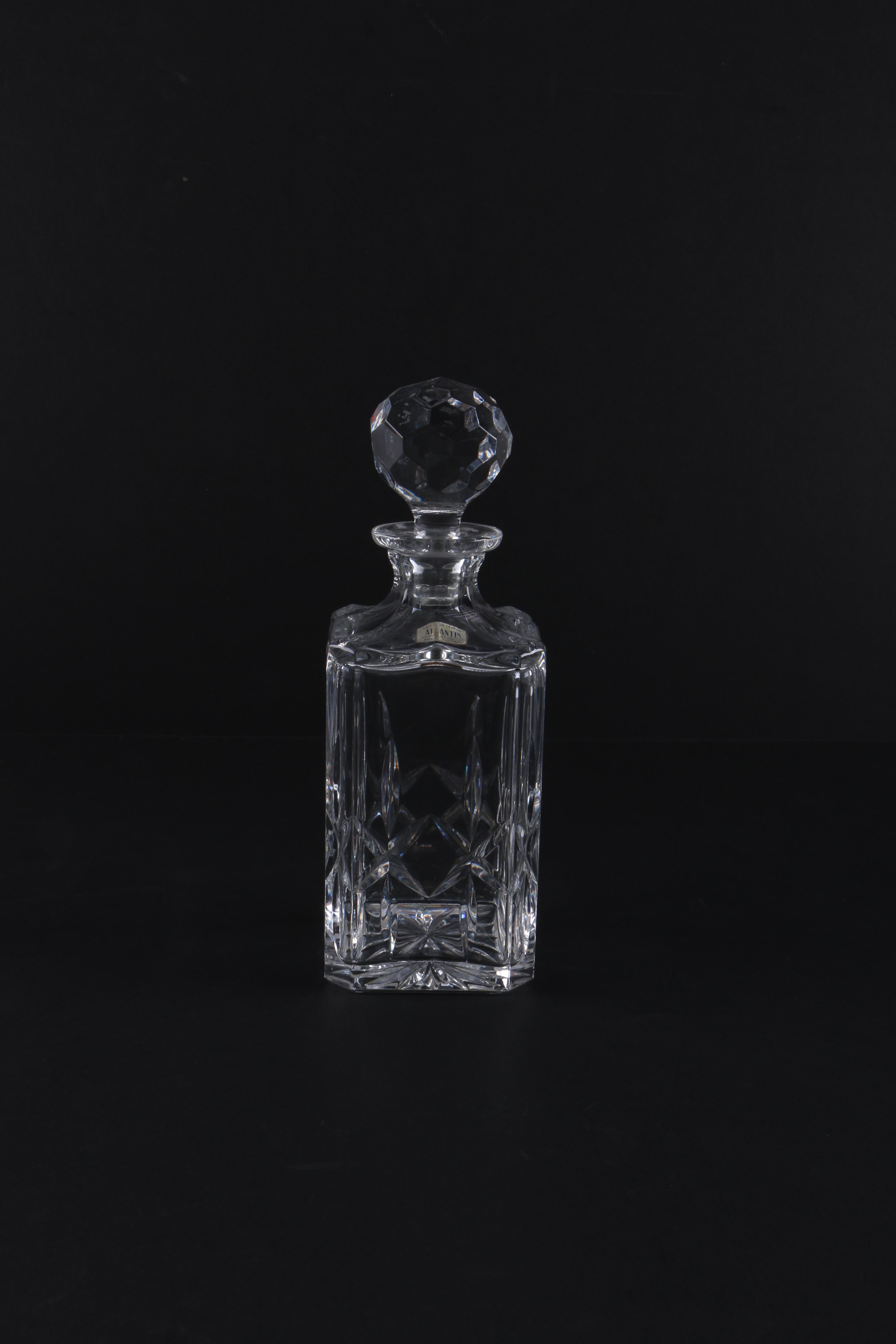 Crystal Decanter by Atlantis