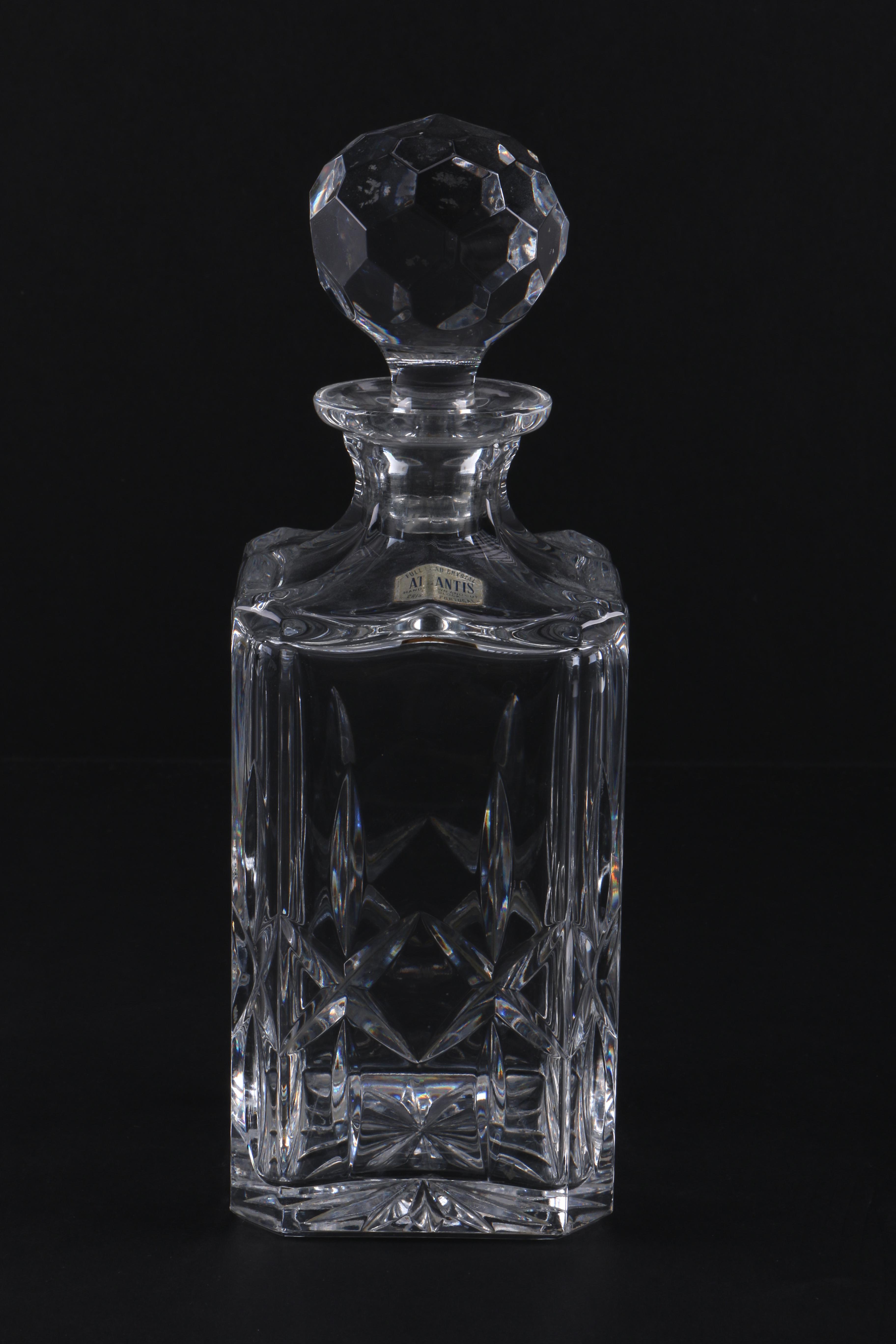 Crystal Decanter by Atlantis