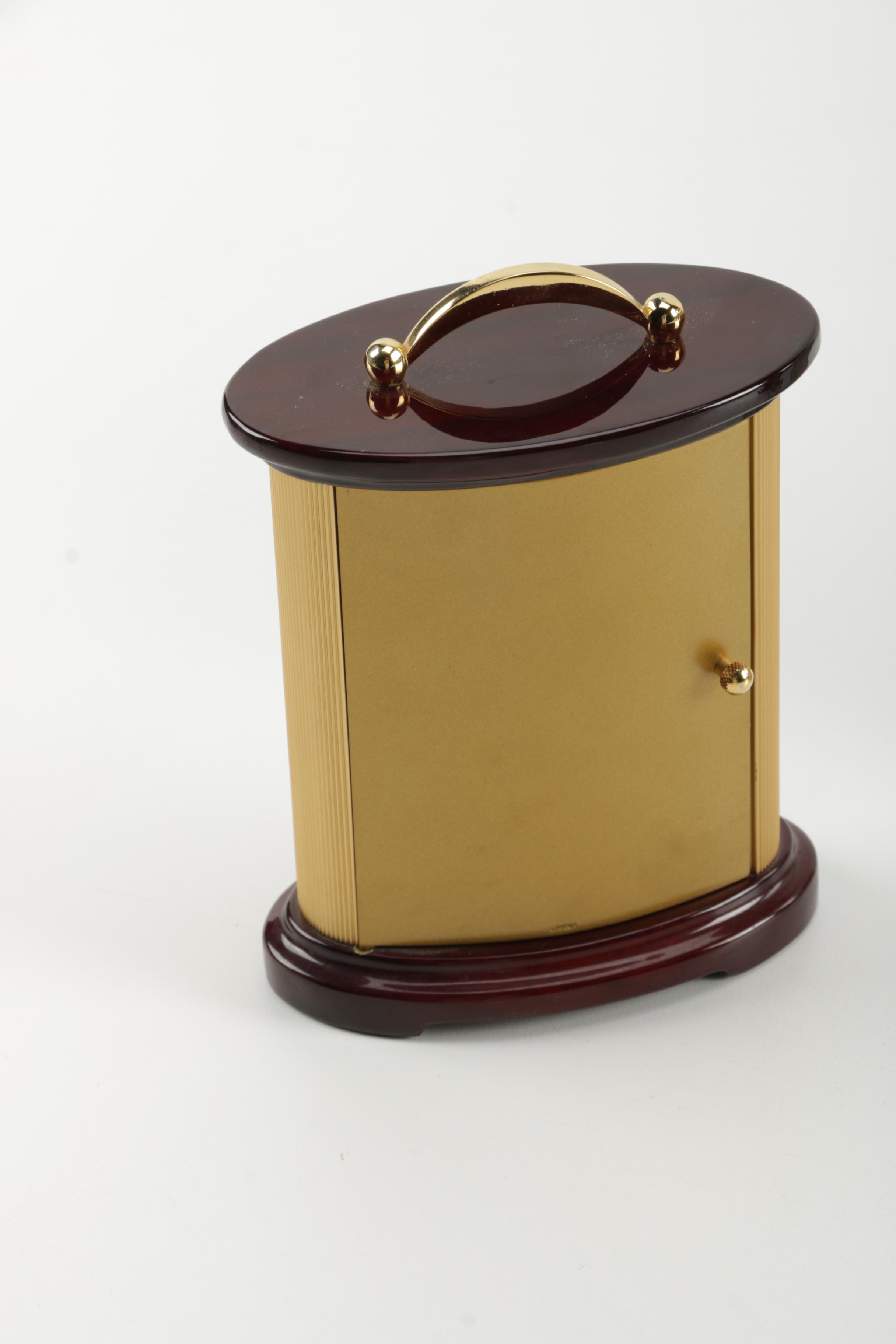 Three Desk Clocks Including Howard Miller and Seth Thomas