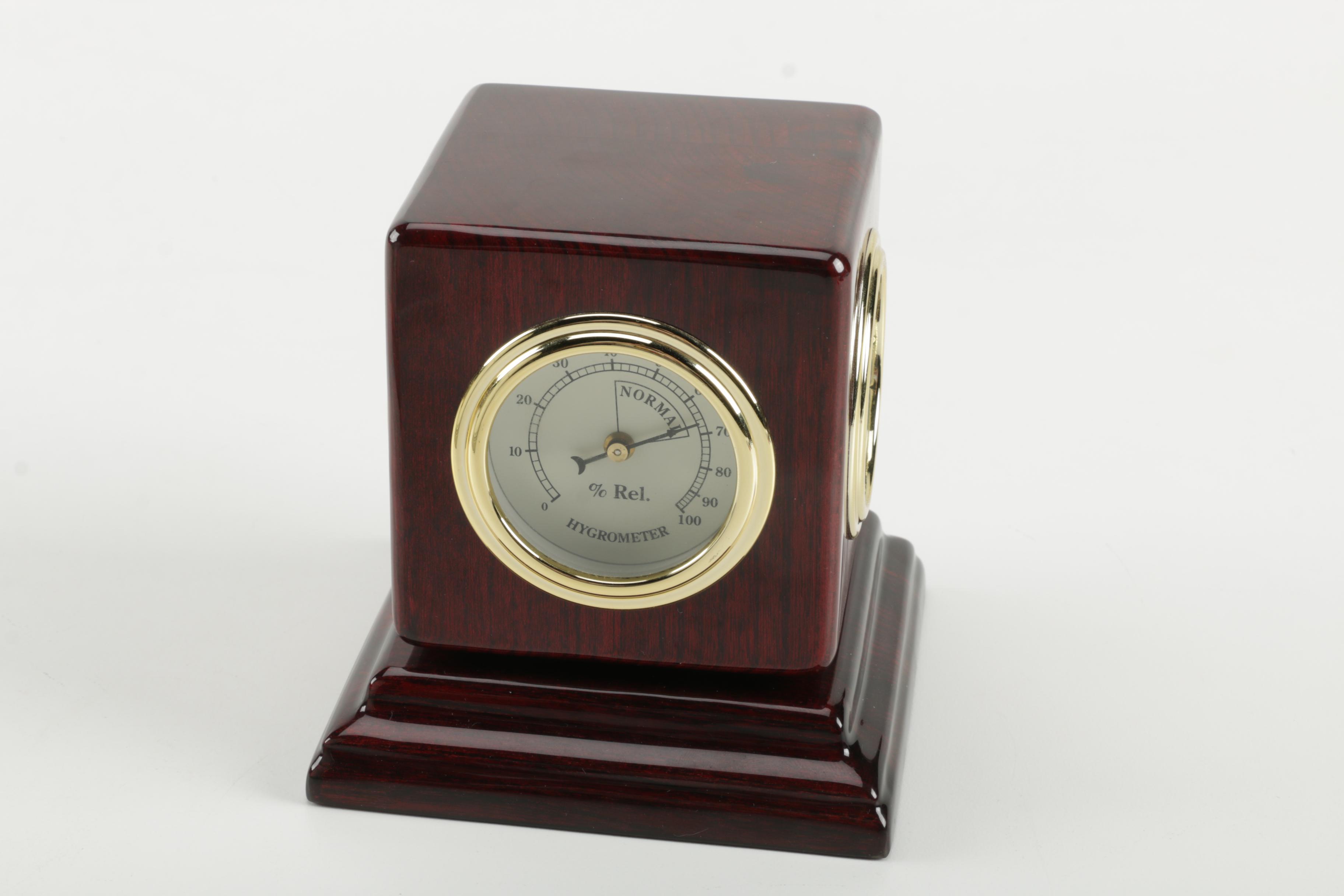 Three Desk Clocks Including Howard Miller and Seth Thomas