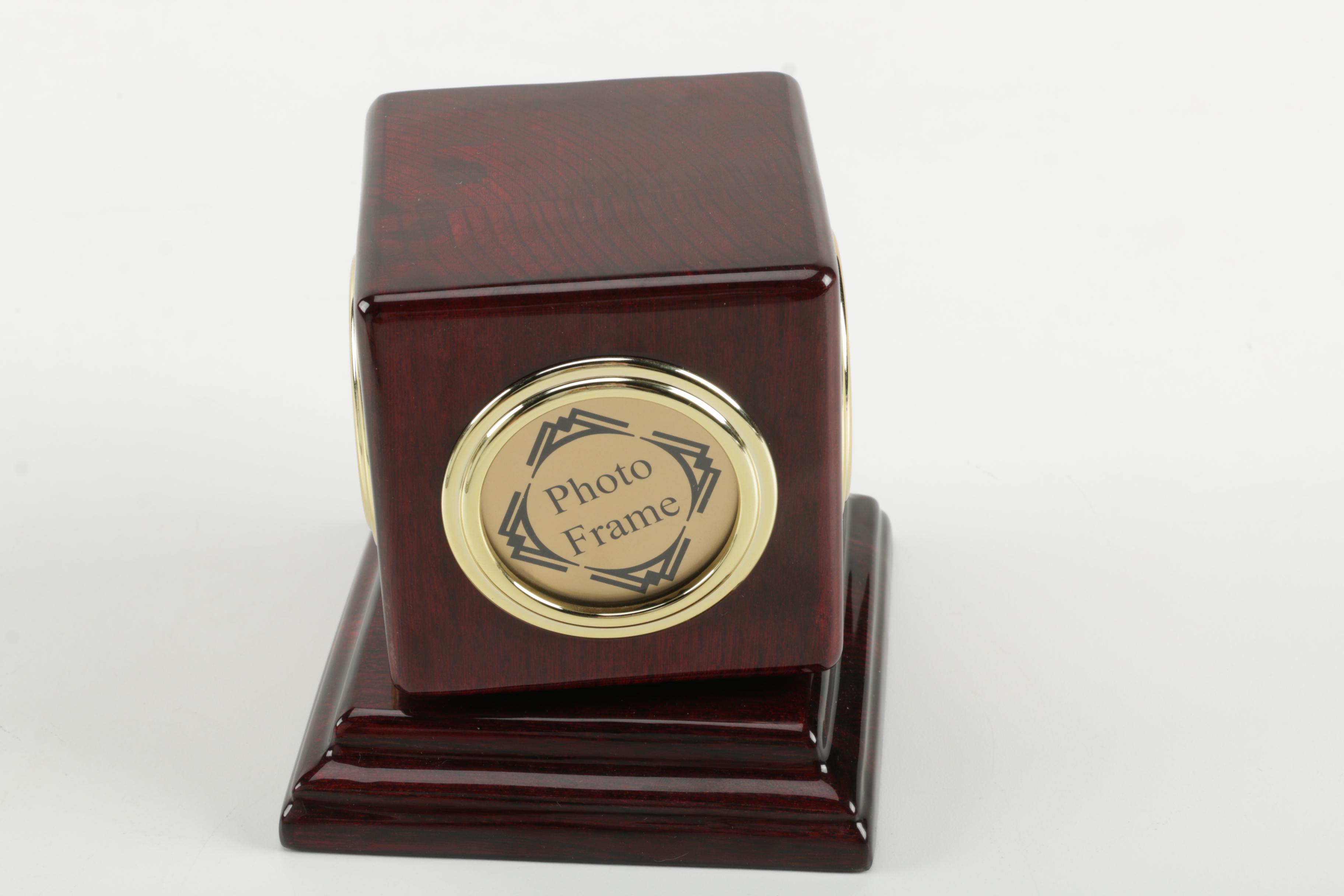 Three Desk Clocks Including Howard Miller and Seth Thomas