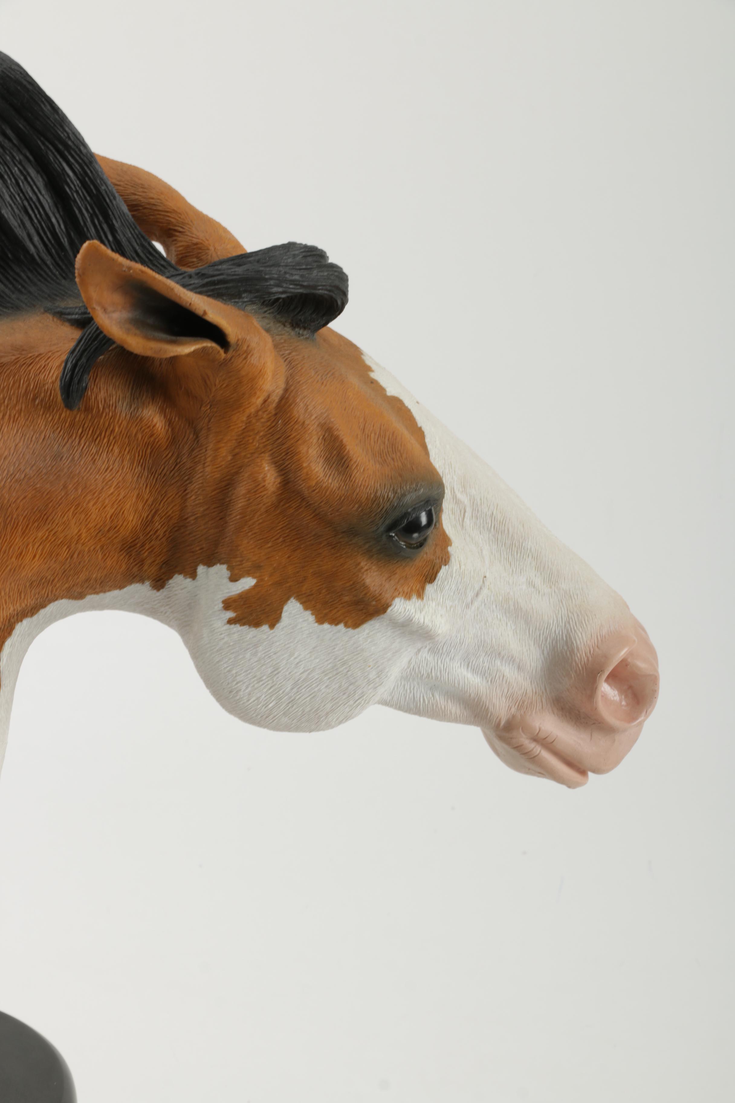 Carlos Estevez Hand-Painted Cold Cast Sculpture "Lightning"