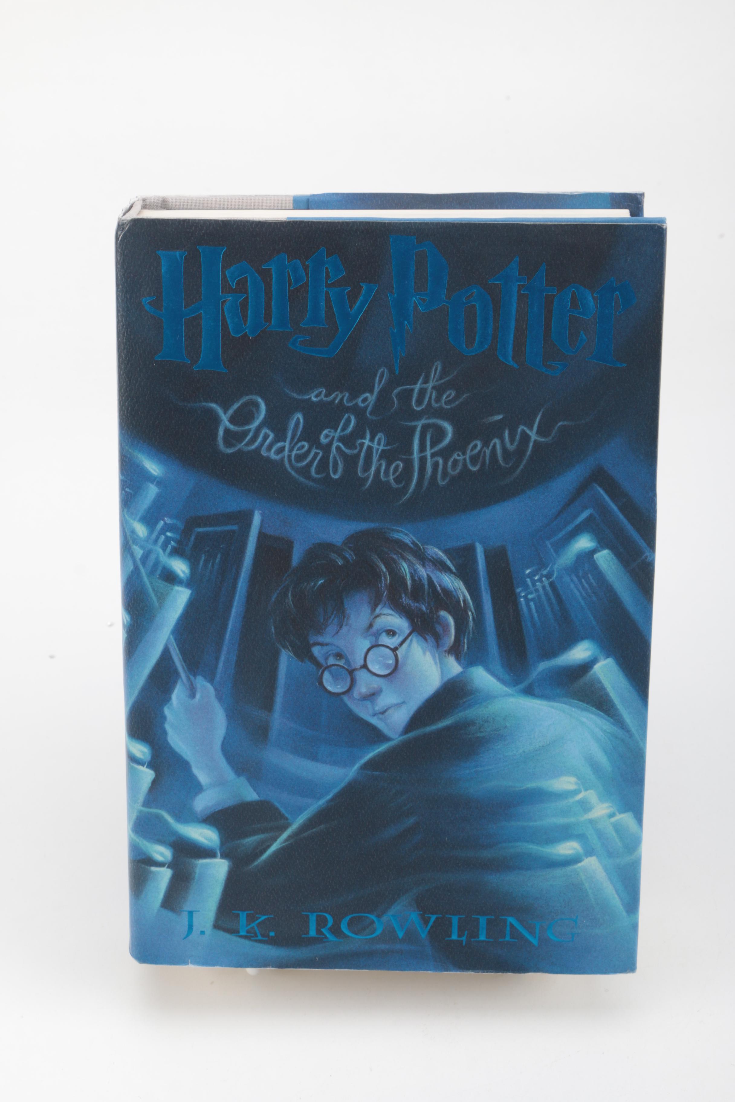 "Harry Potter" Books Including First American Edition of "Order of the Phoenix"