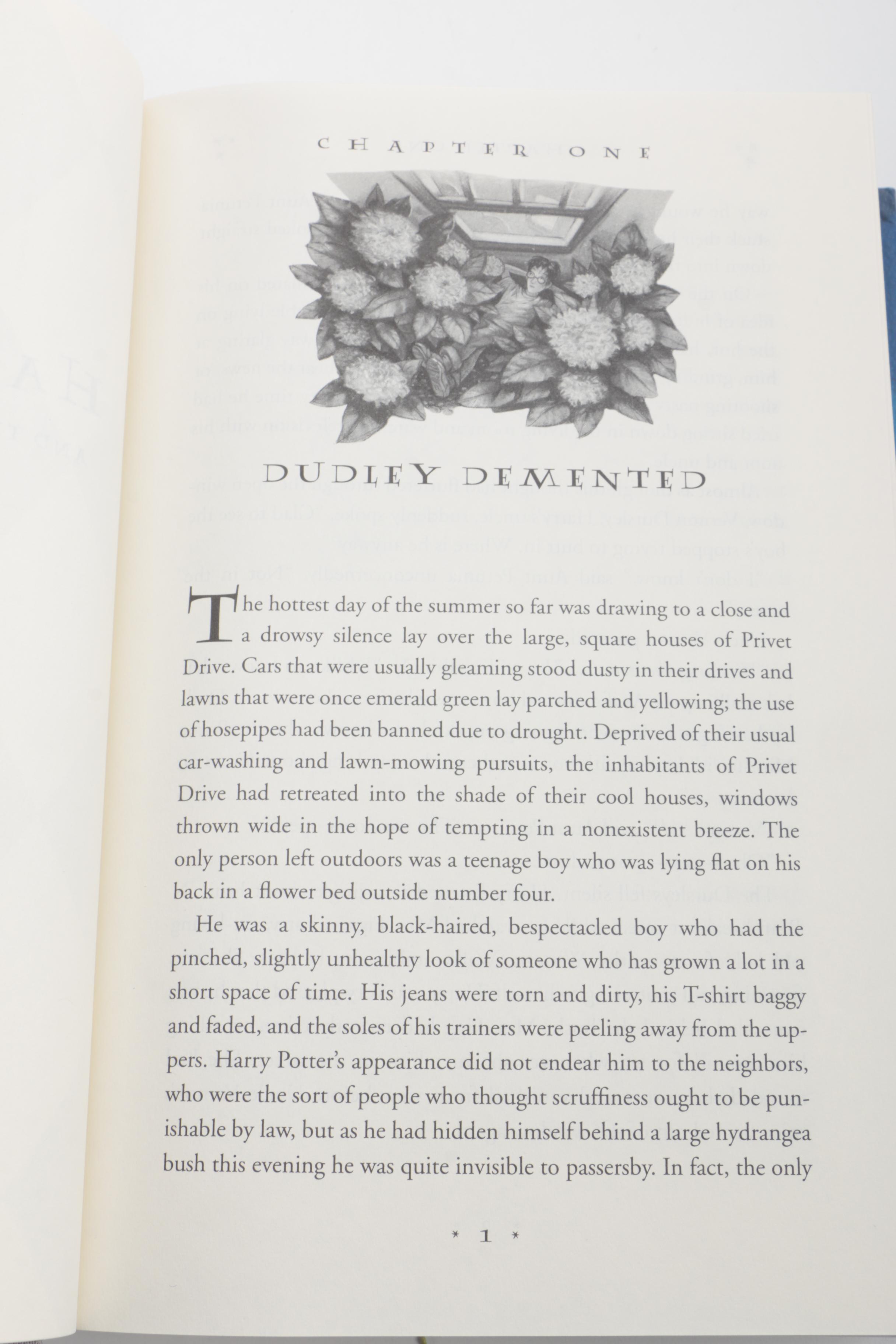 "Harry Potter" Books Including First American Edition of "Order of the Phoenix"