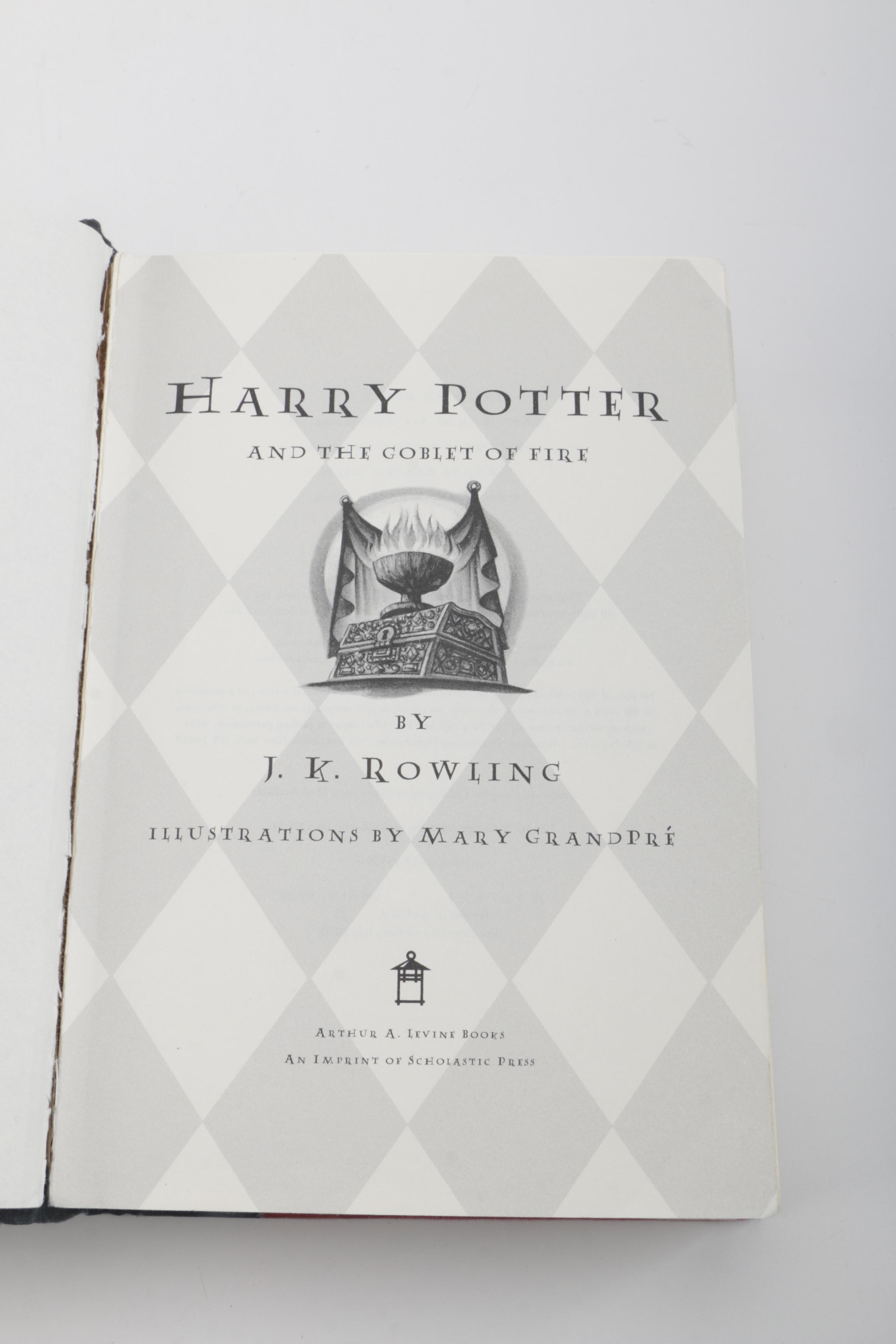 "Harry Potter" Books Including First American Edition of "Order of the Phoenix"