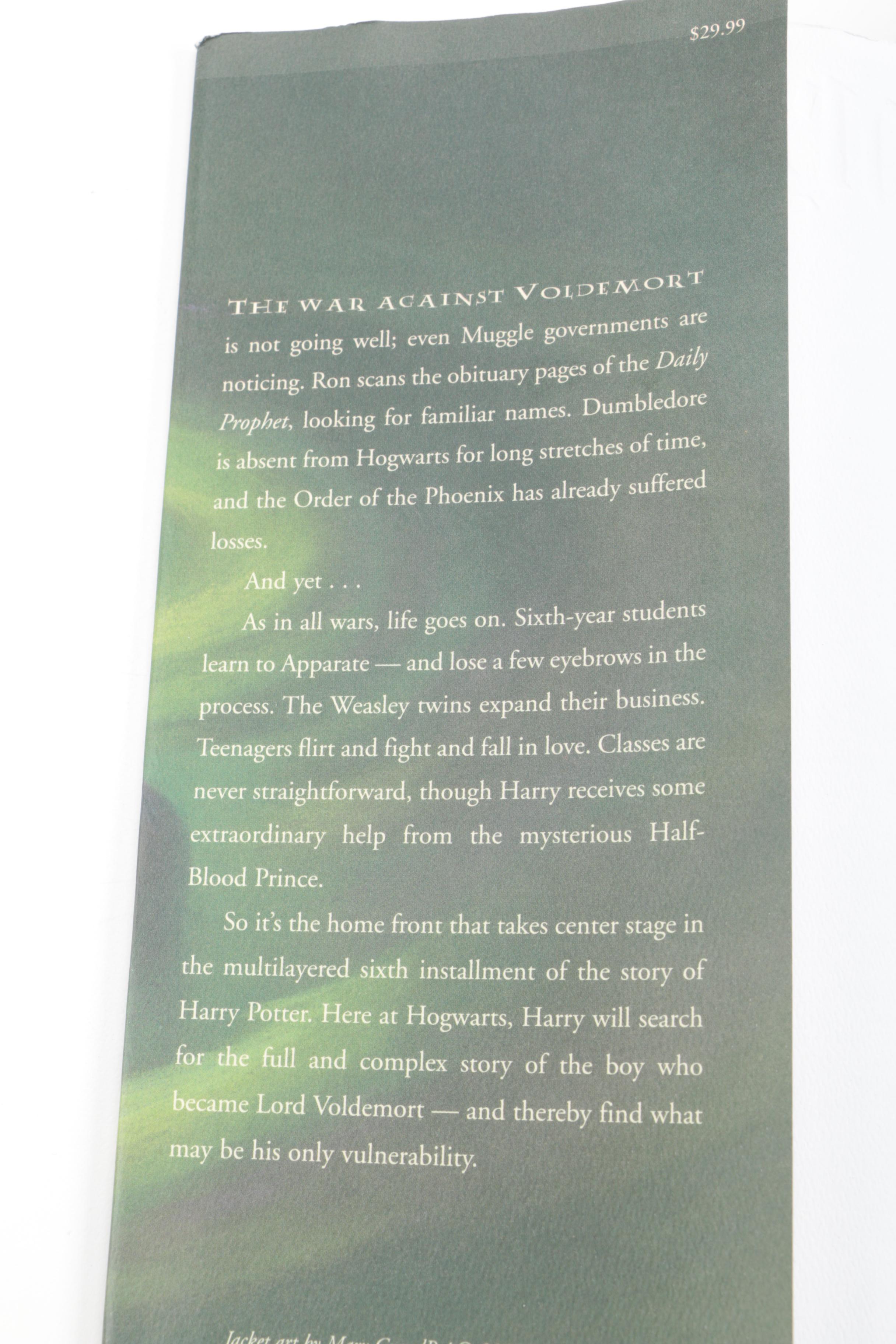 "Harry Potter" Books Including First American Edition of "Order of the Phoenix"