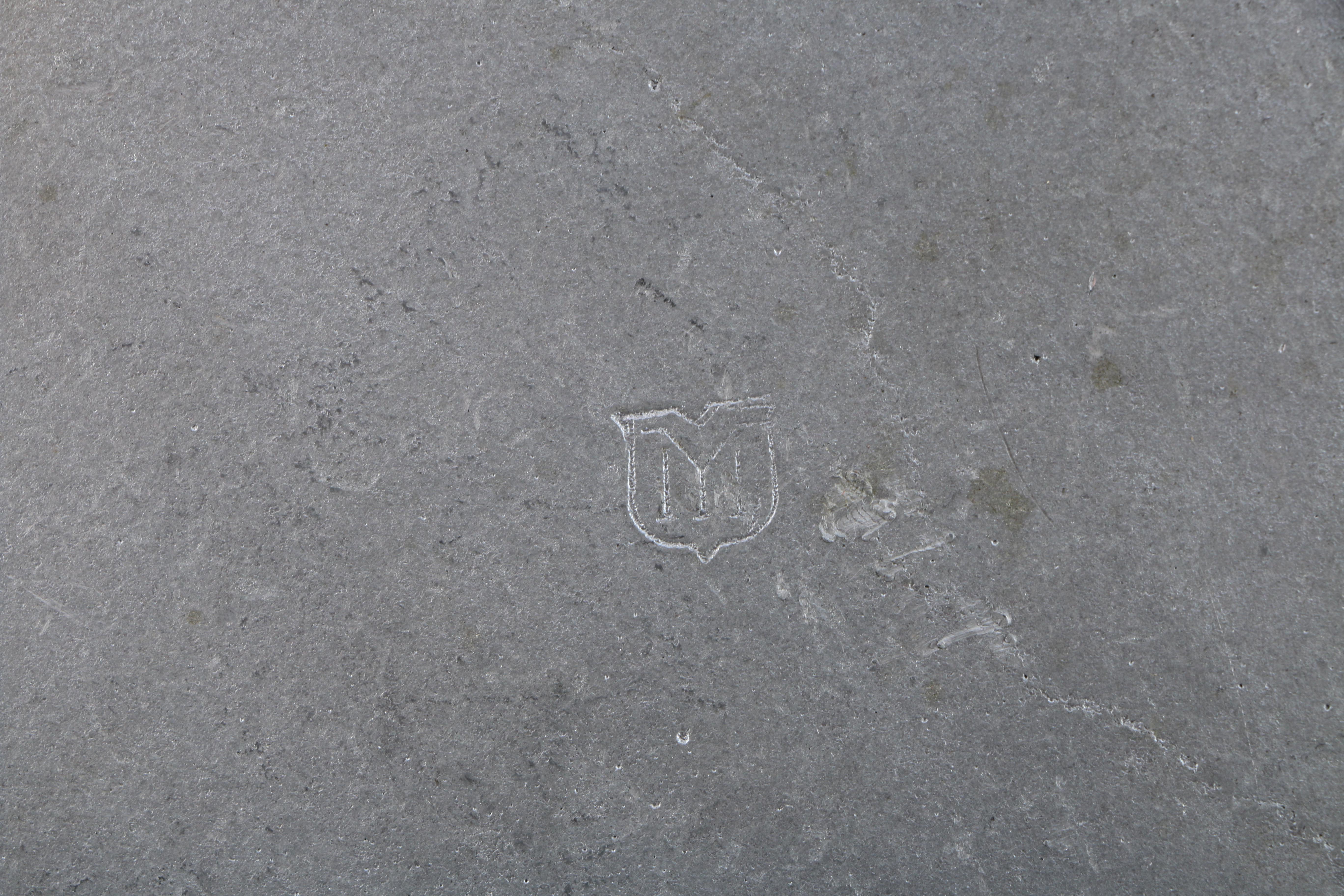 Vintage Pewter Salt and Pepper Shaker by Raimond with Platter