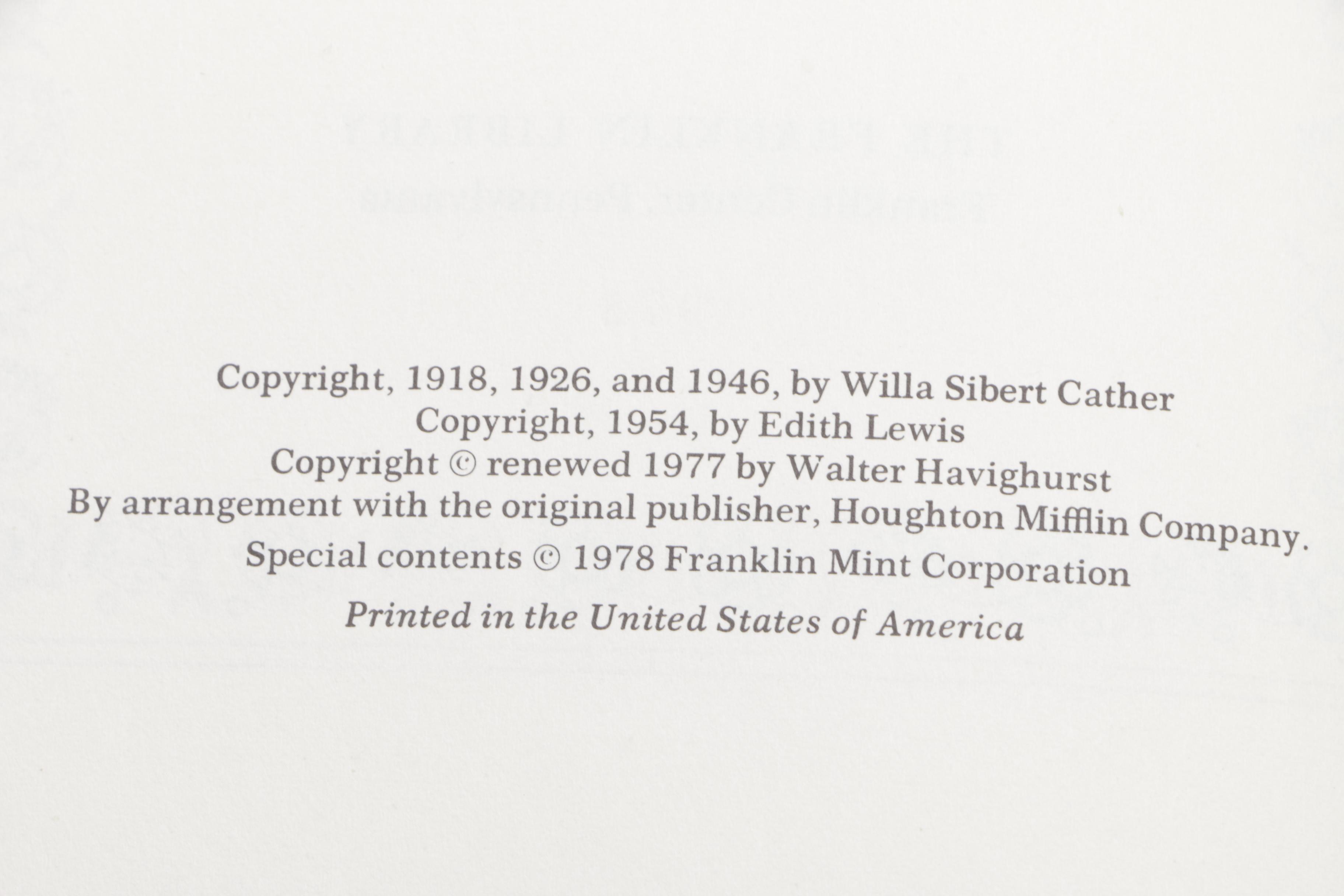 Franklin Library "100 Greatest Masterpieces of American Literature" Books