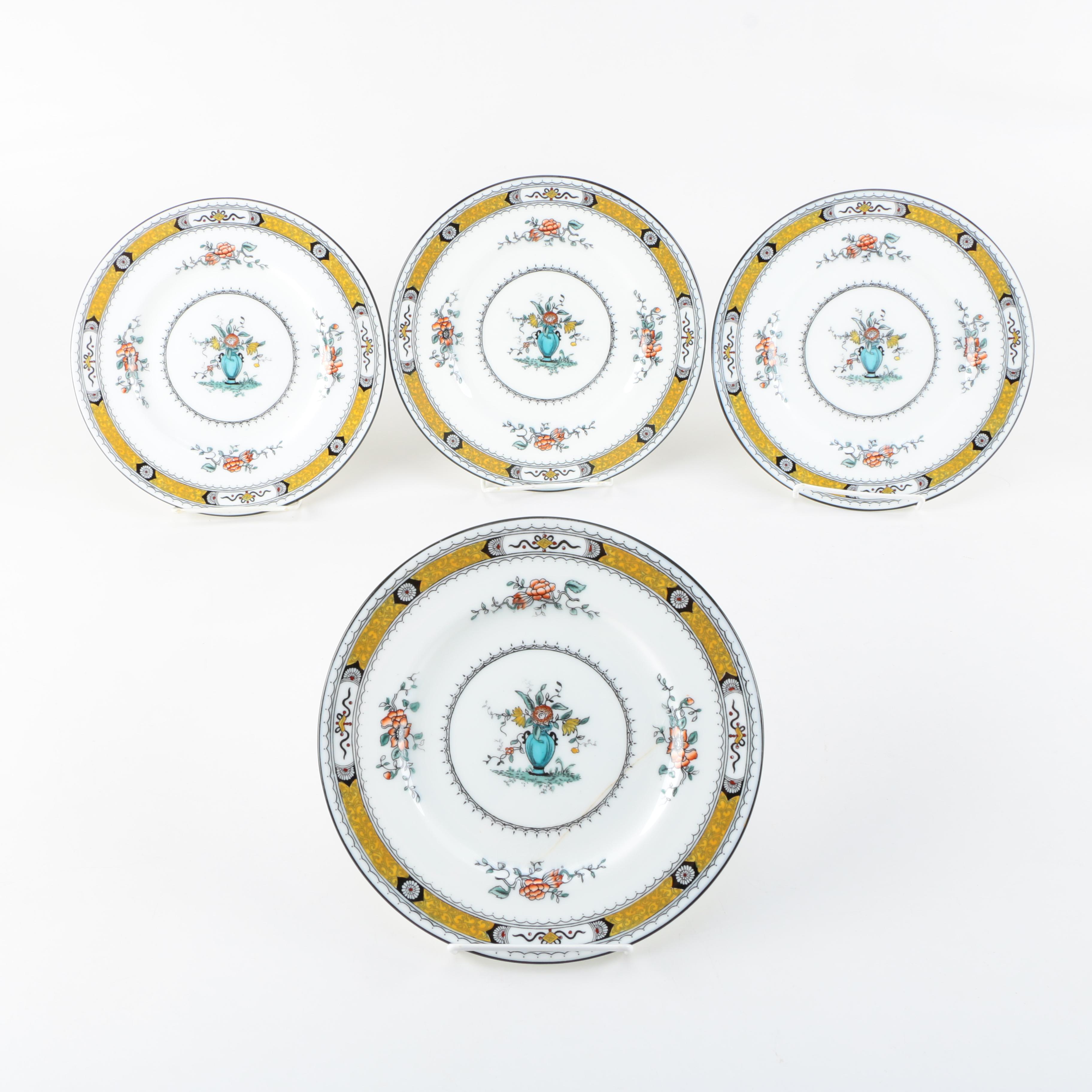 Set of Vintage Coalport "French-Noble" Plates Retailed by  Ovington Brothers