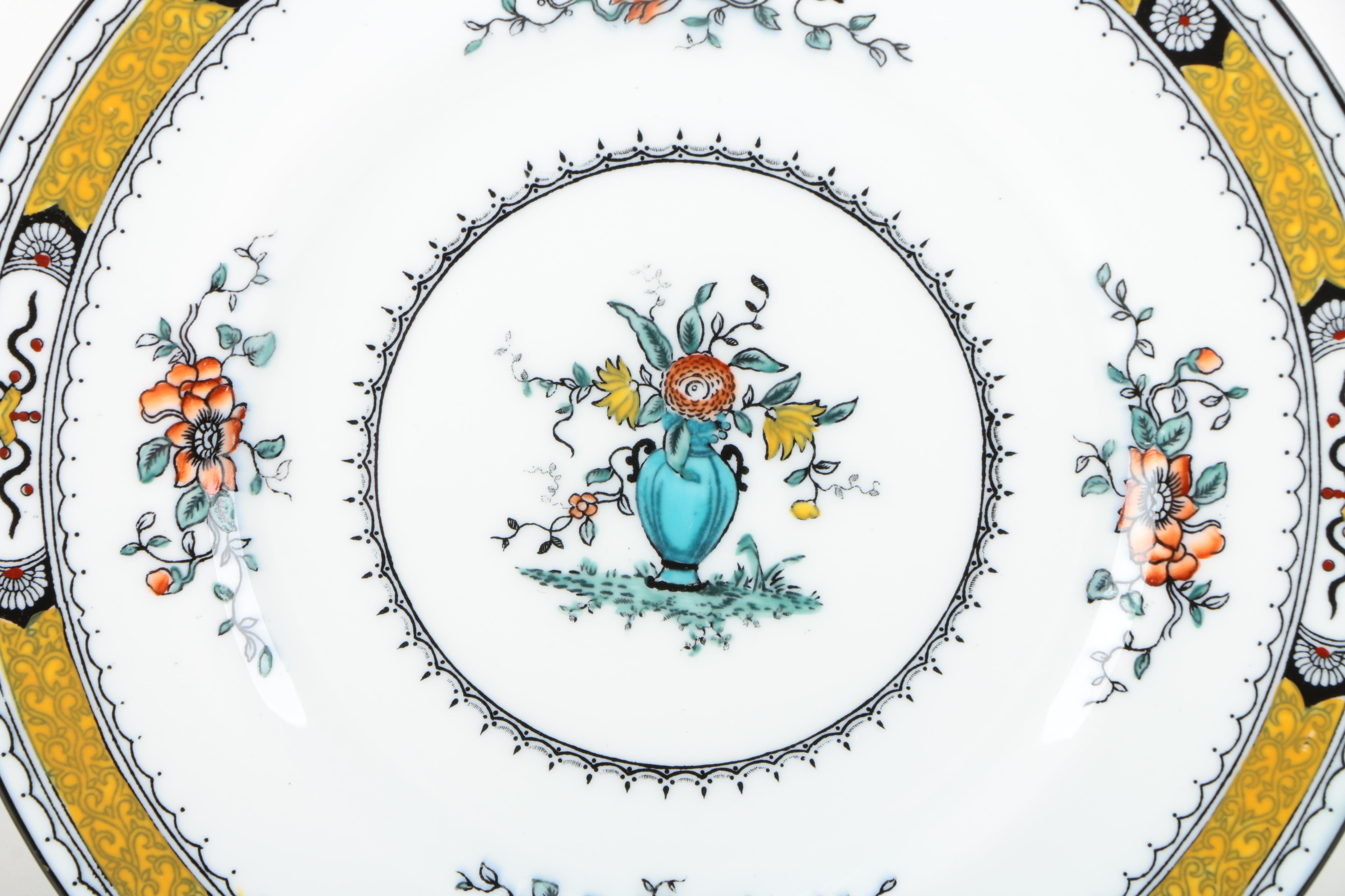 Set of Vintage Coalport "French-Noble" Plates Retailed by  Ovington Brothers