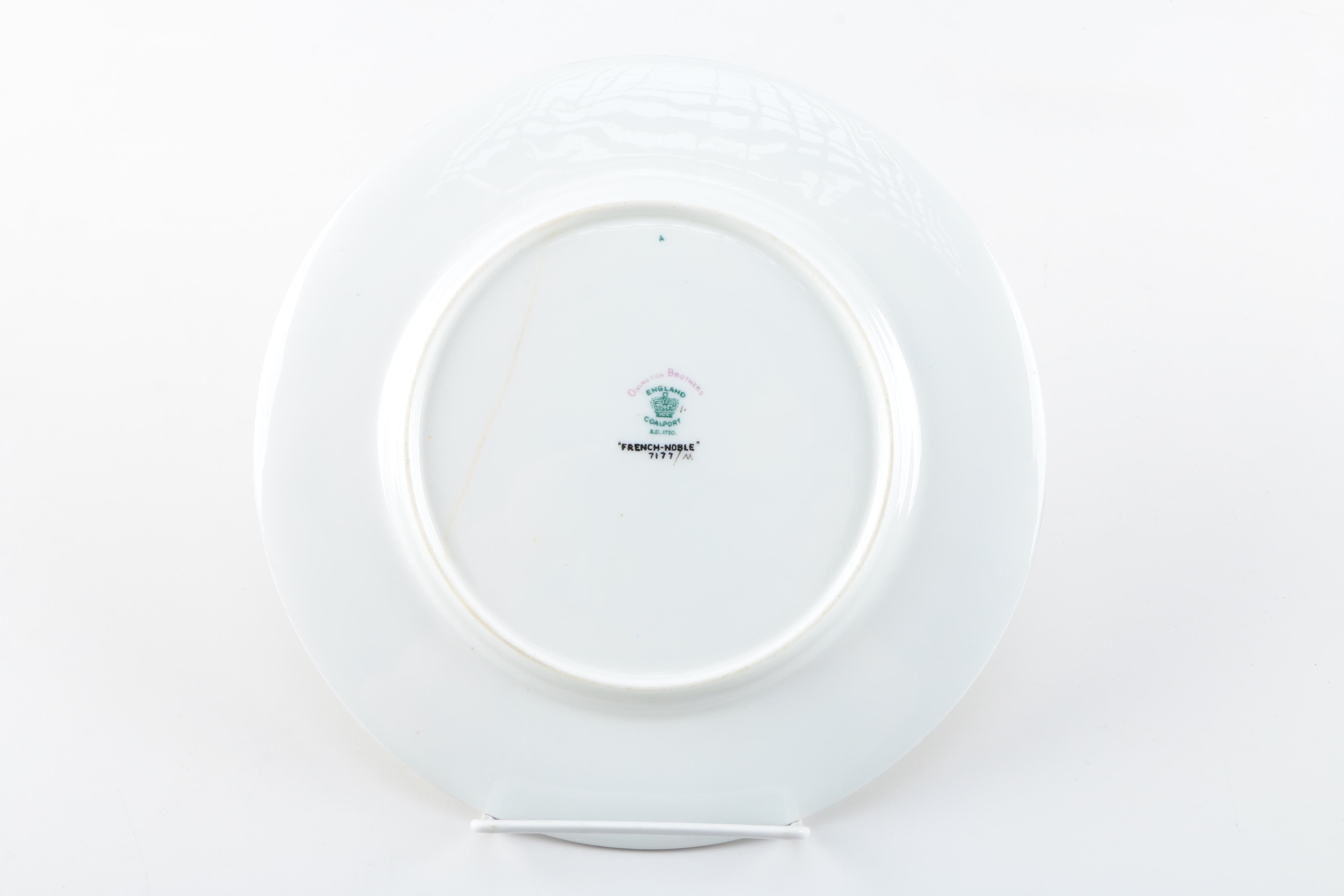 Set of Vintage Coalport "French-Noble" Plates Retailed by  Ovington Brothers