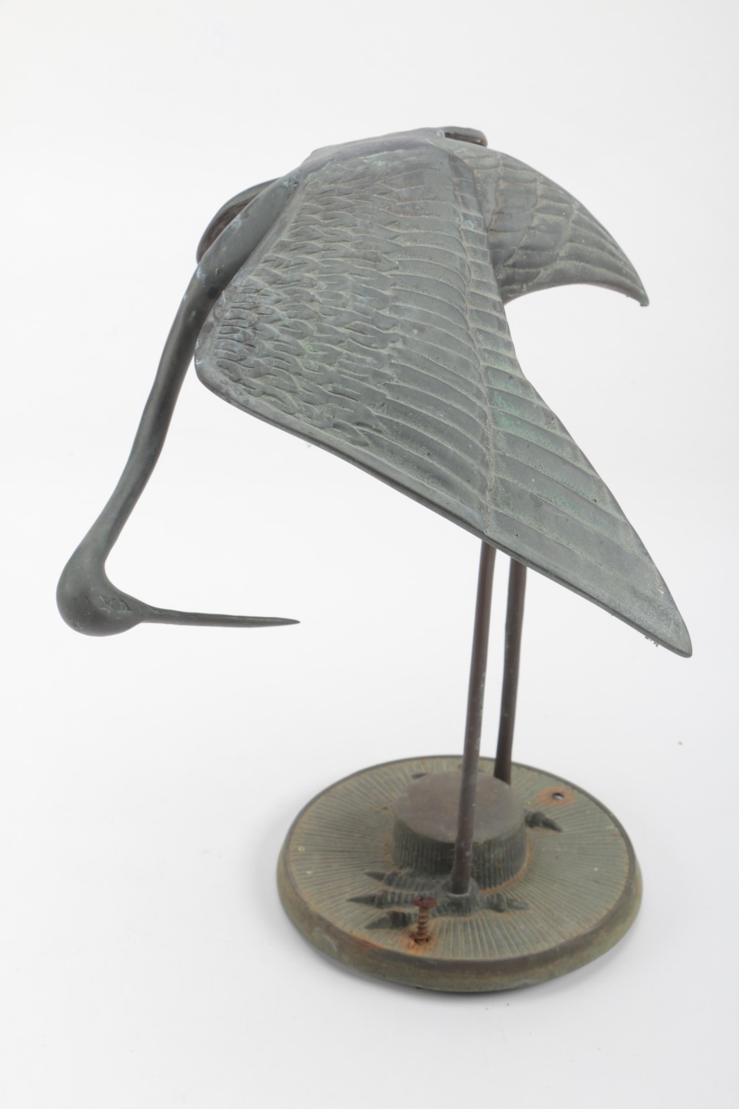 Three Metal Bird Figurines