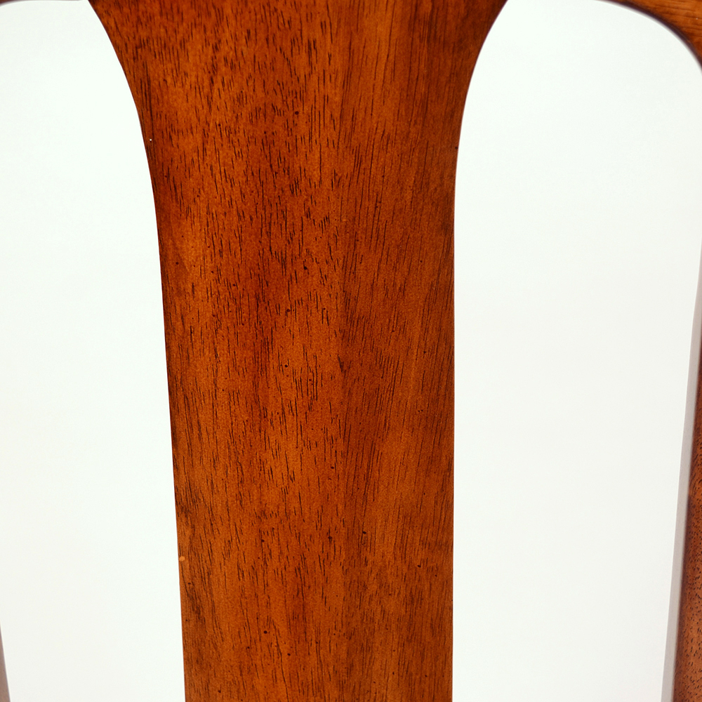 1930s Queen Anne Style Mahogany Side Chair