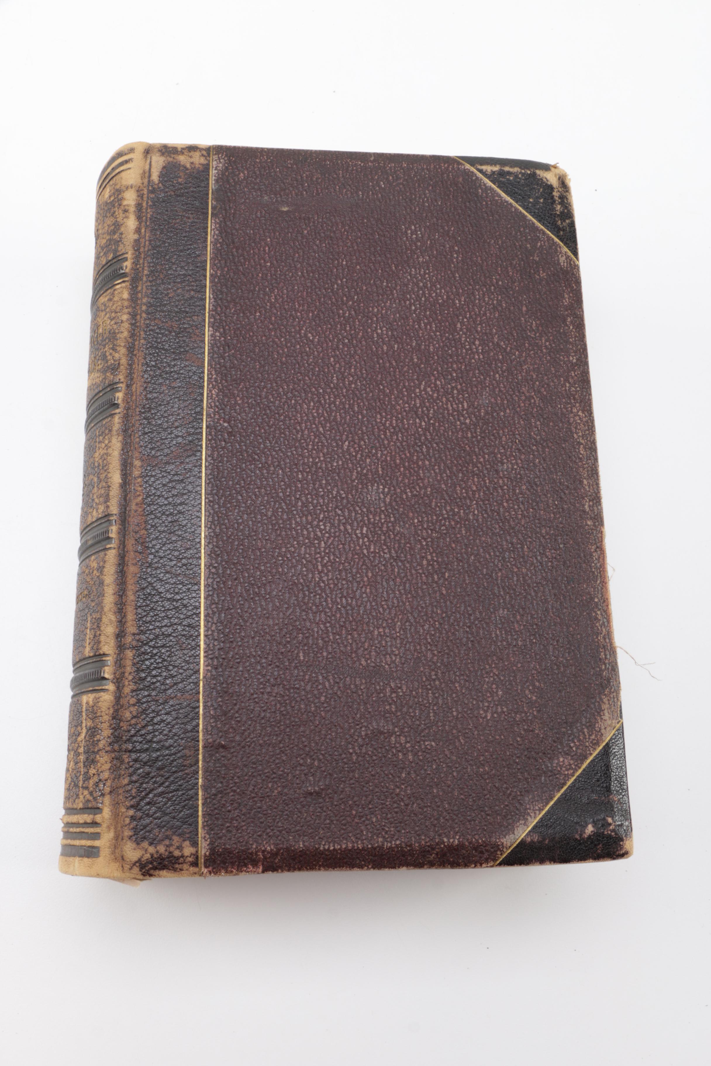 Antique Indiana History Books and 1936 Evansville City Directory