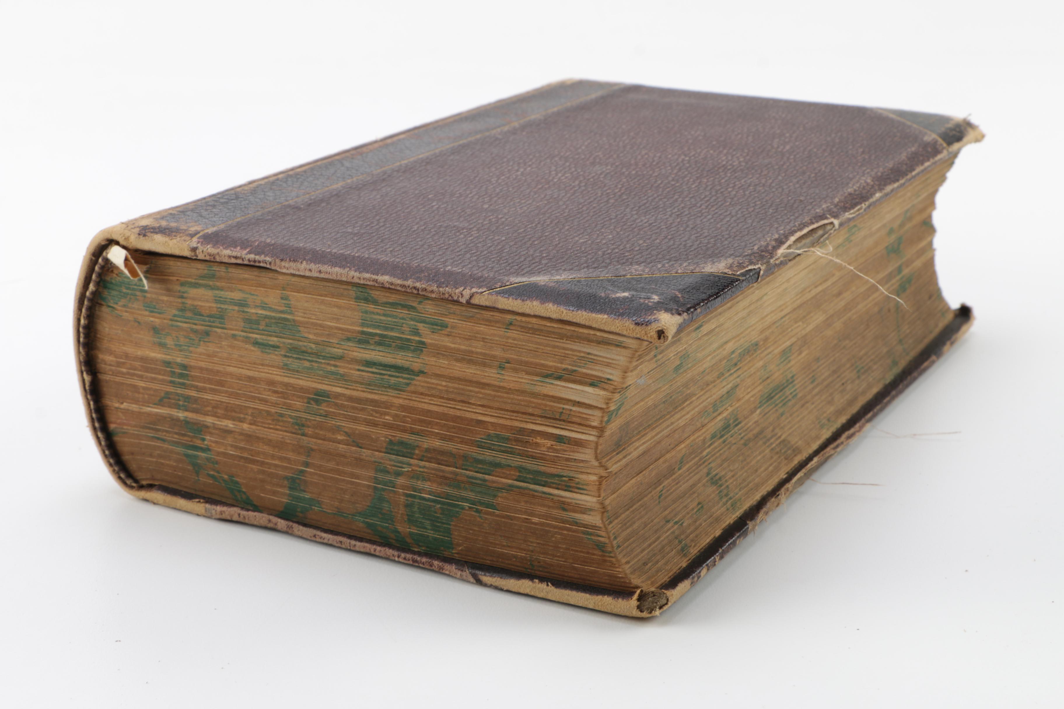 Antique Indiana History Books and 1936 Evansville City Directory