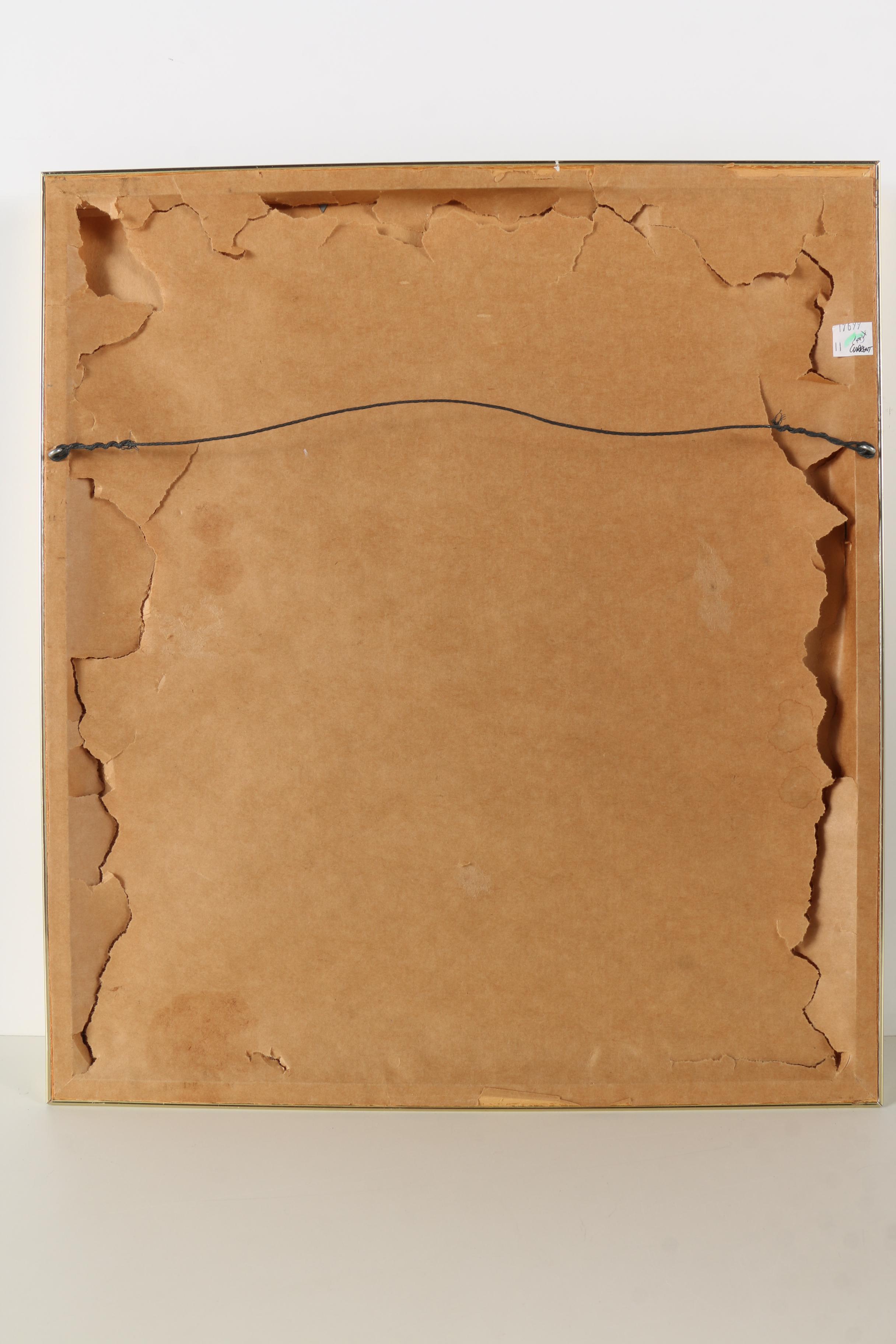 Onda Akyio Woodblock Print on Paper of Traveler