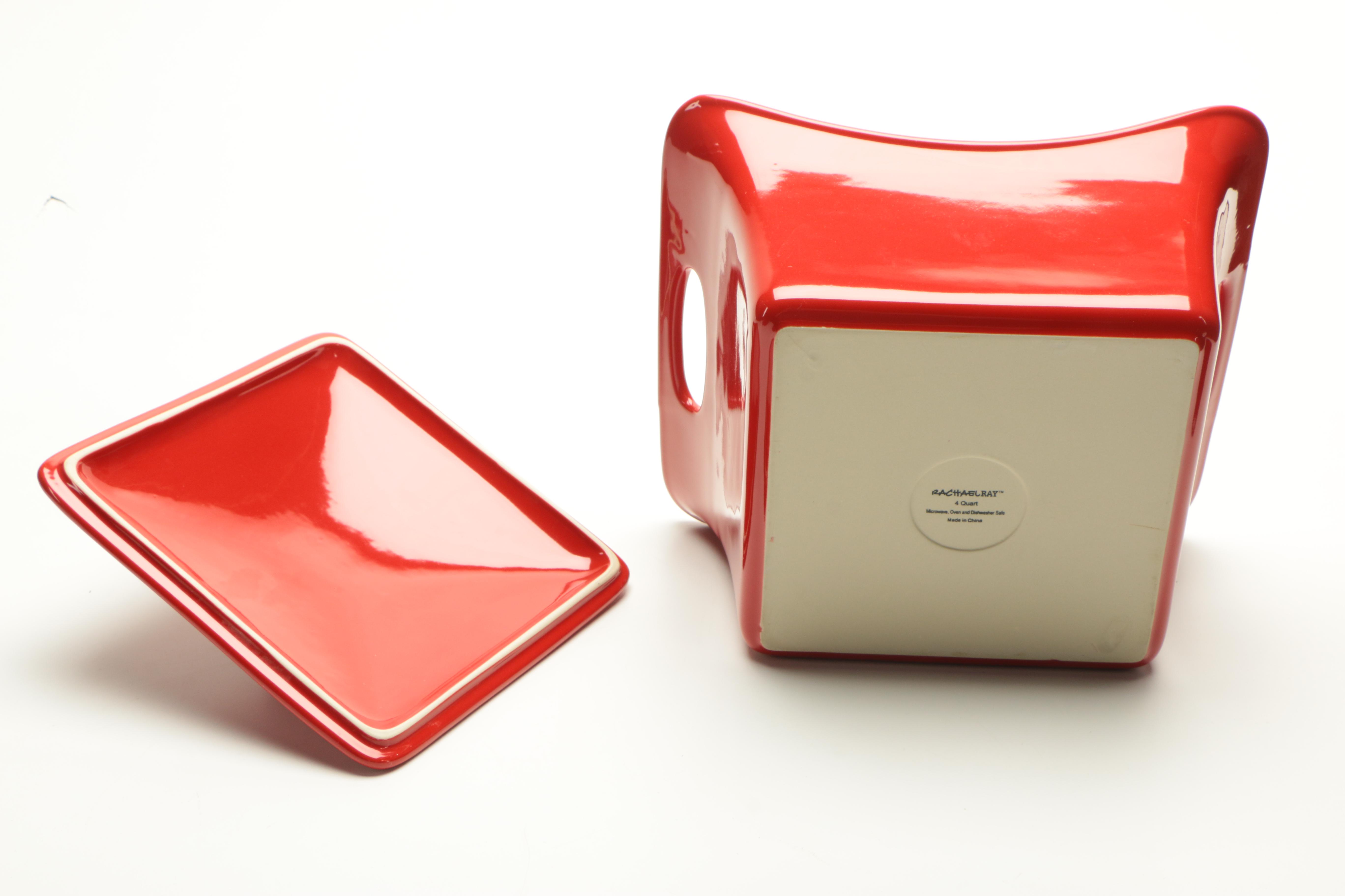 Rachael Ray Modernist Stoneware Casserole and Au Gratin Dishes