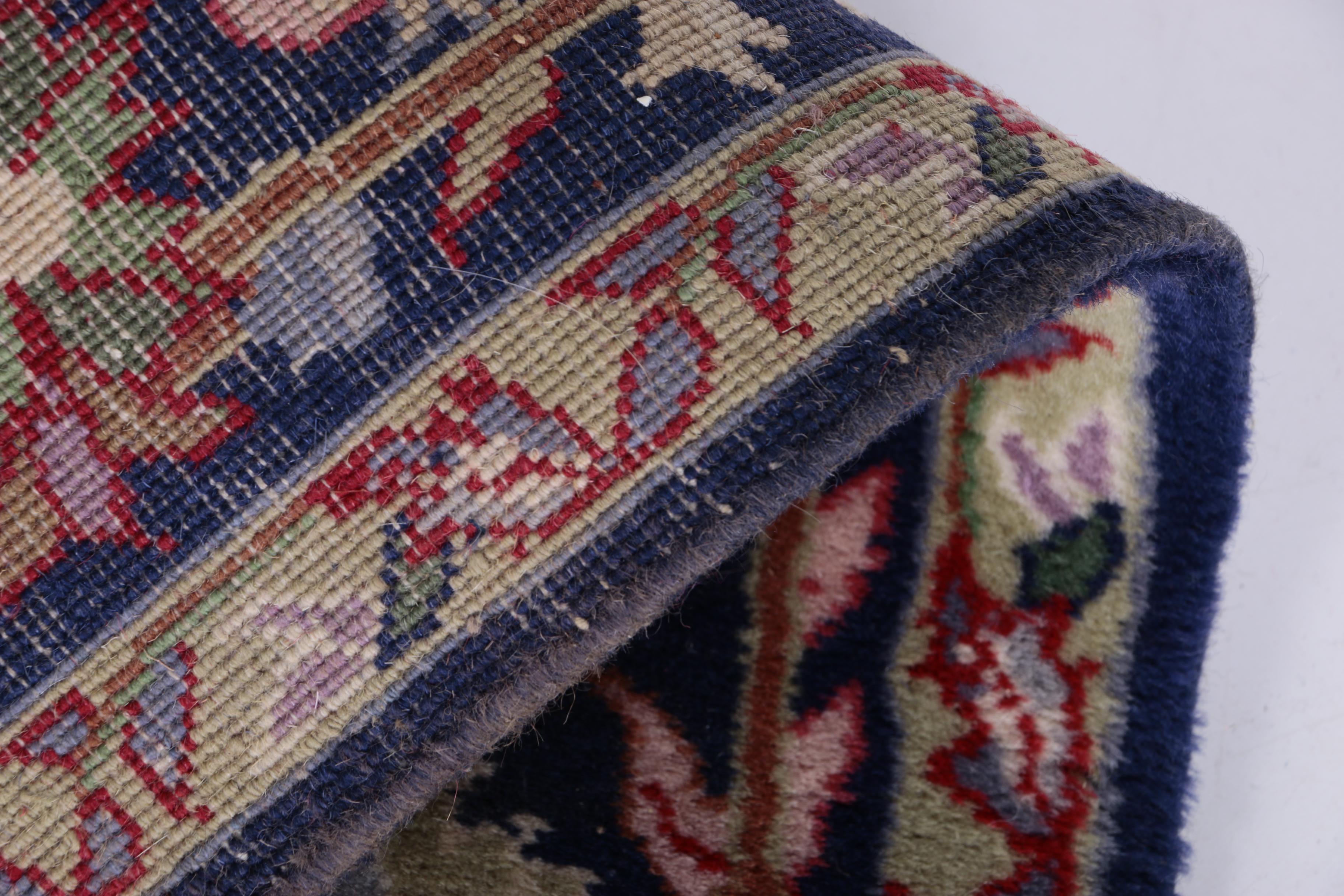 Hand-Knotted Persian-Style Wool Carpet Runner