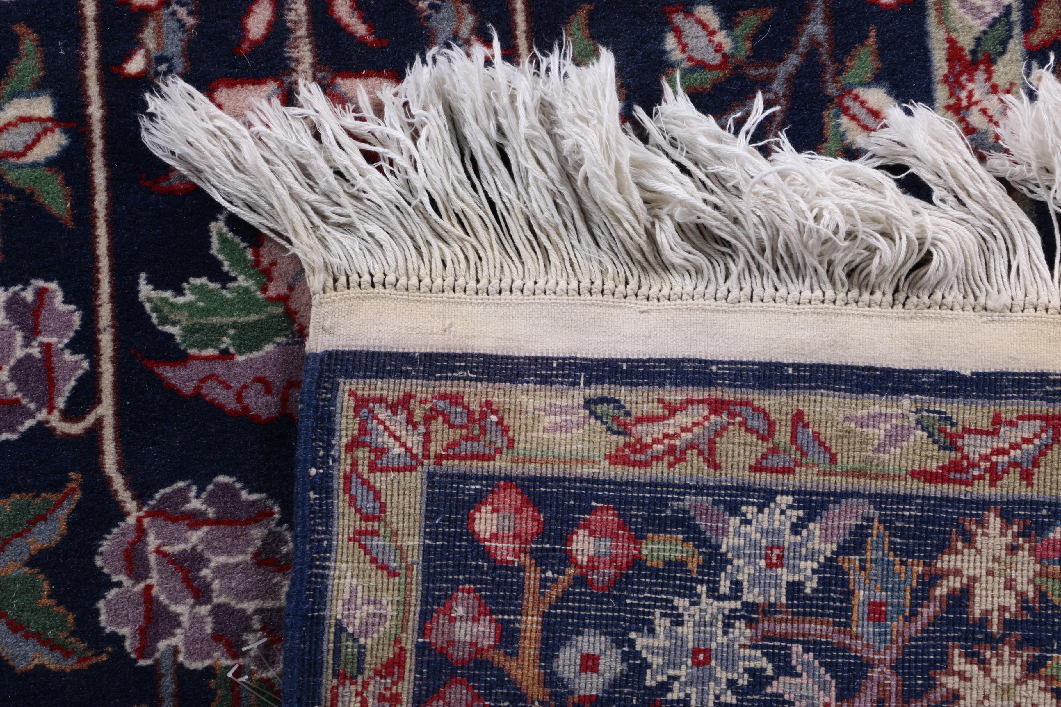 Hand-Knotted Persian-Style Wool Carpet Runner