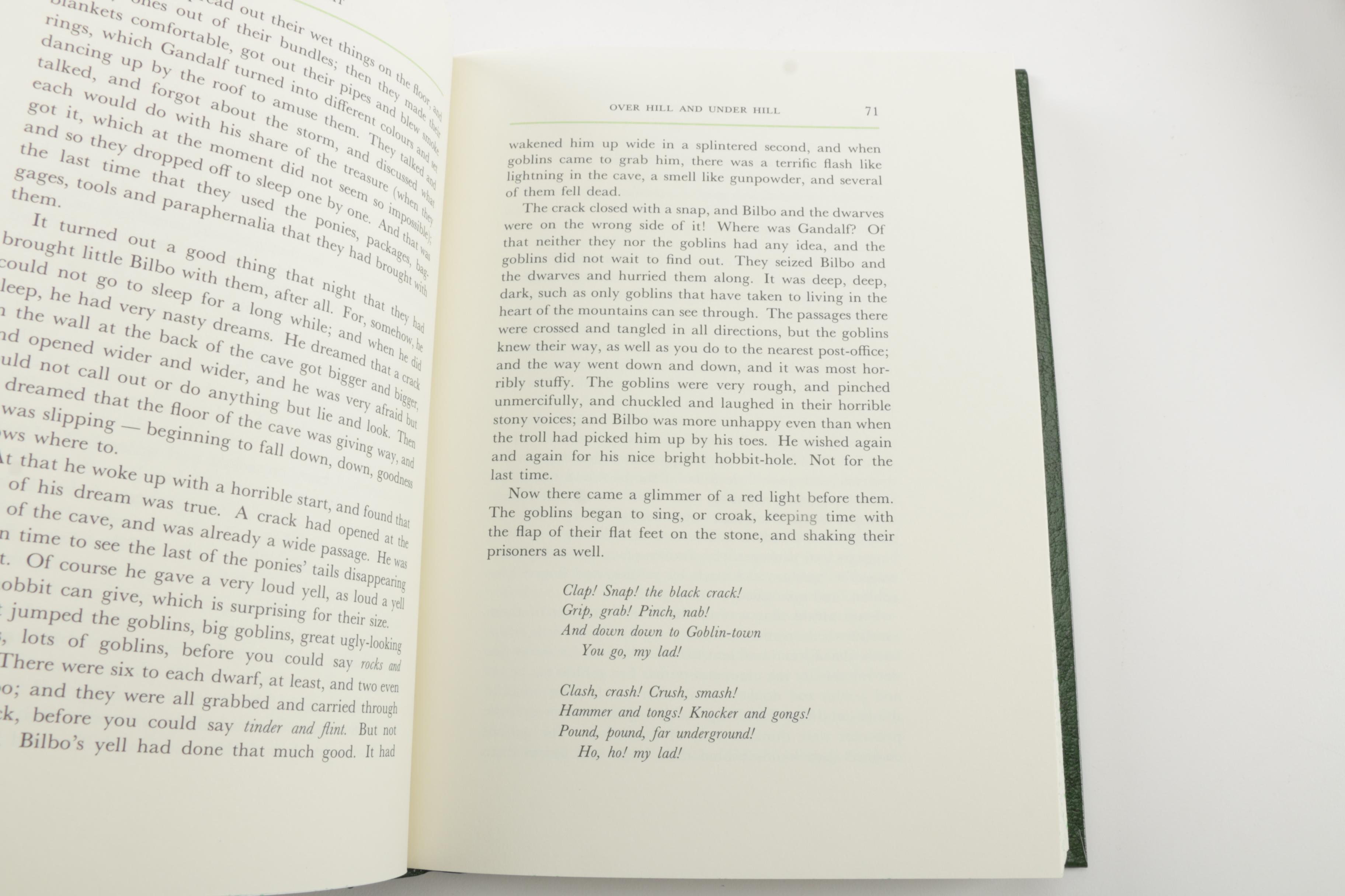 Collector Edition of "The Hobbit' and "The Lord of the Rings" by J.R.R. Tolkien