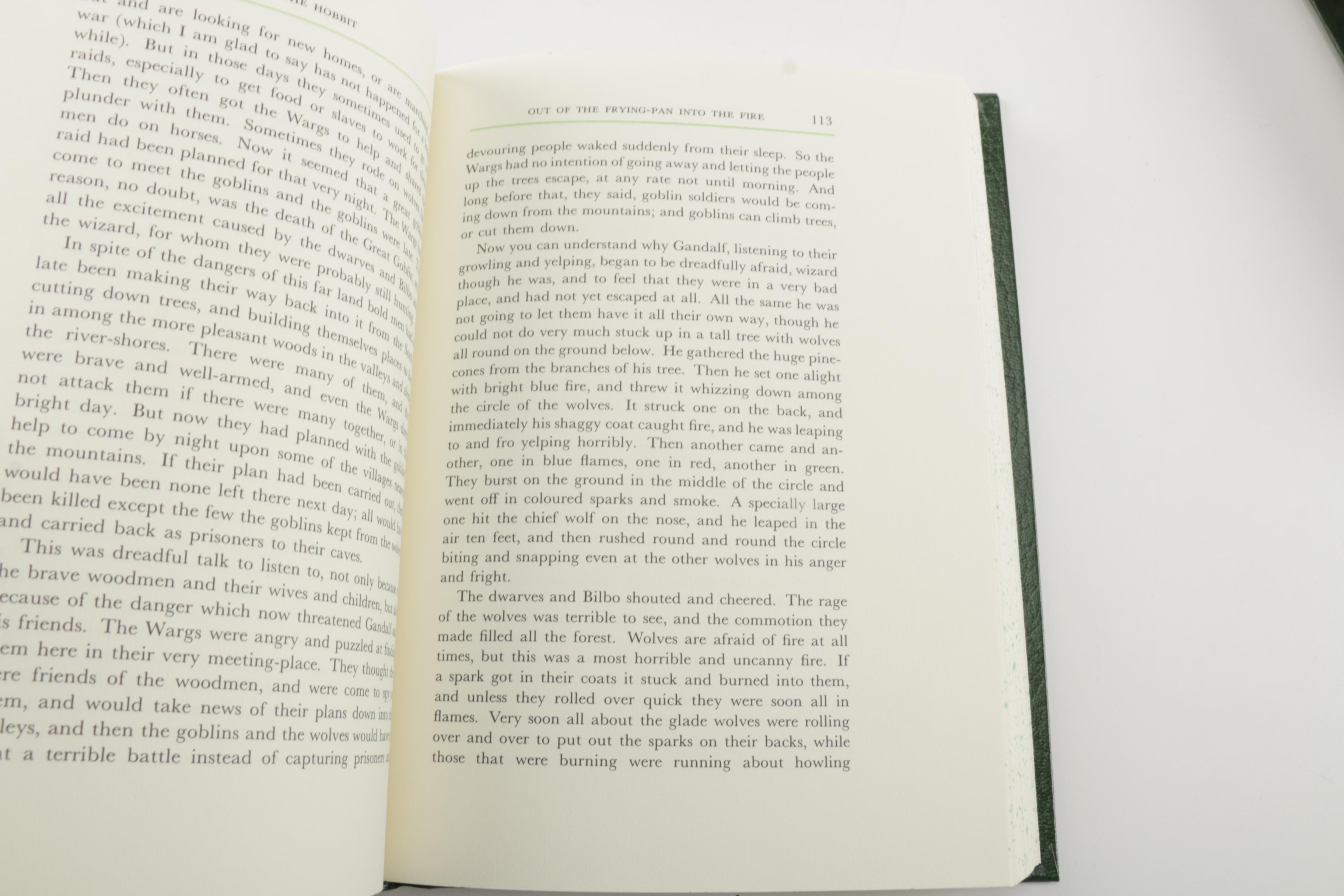 Collector Edition of "The Hobbit' and "The Lord of the Rings" by J.R.R. Tolkien