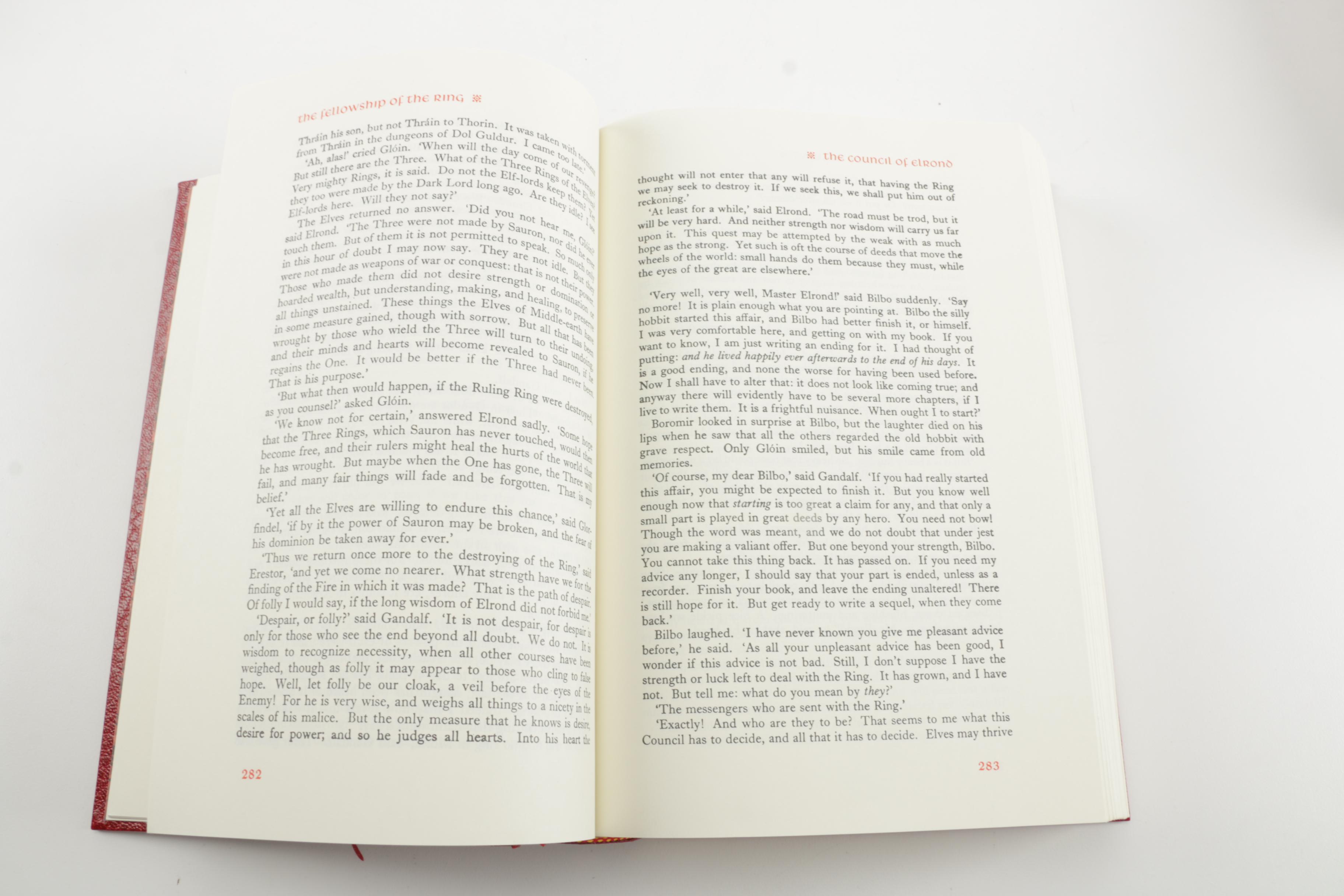 Collector Edition of "The Hobbit' and "The Lord of the Rings" by J.R.R. Tolkien