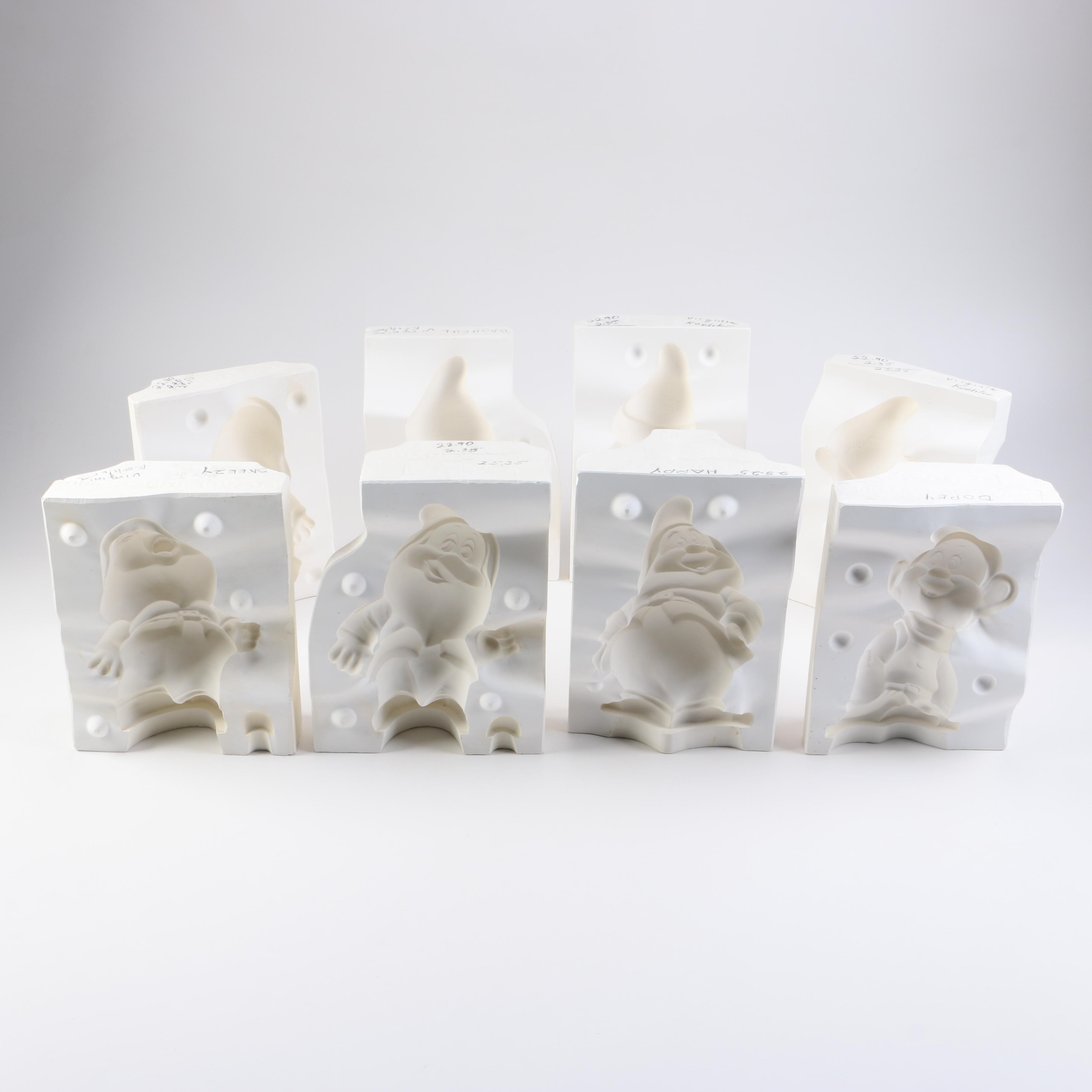 Set of Walt Disney Production Plaster Molds