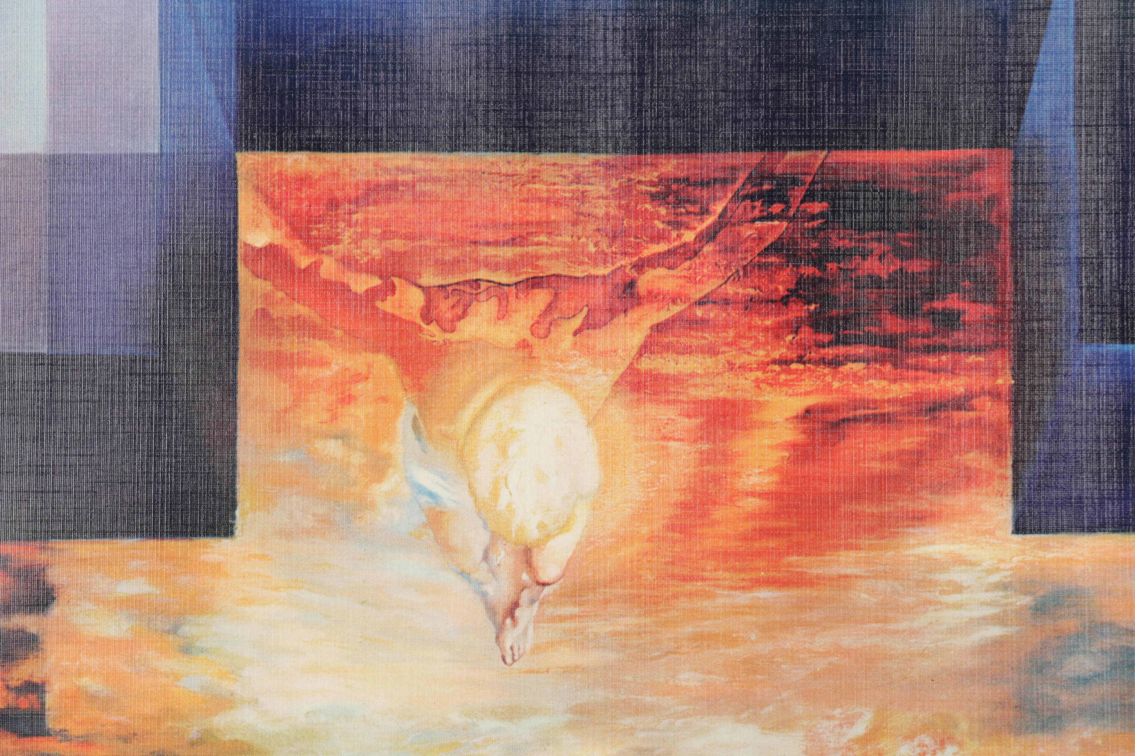 After Salvador Dali Offset Lithograph on Paper "Lincoln in Dalivision"