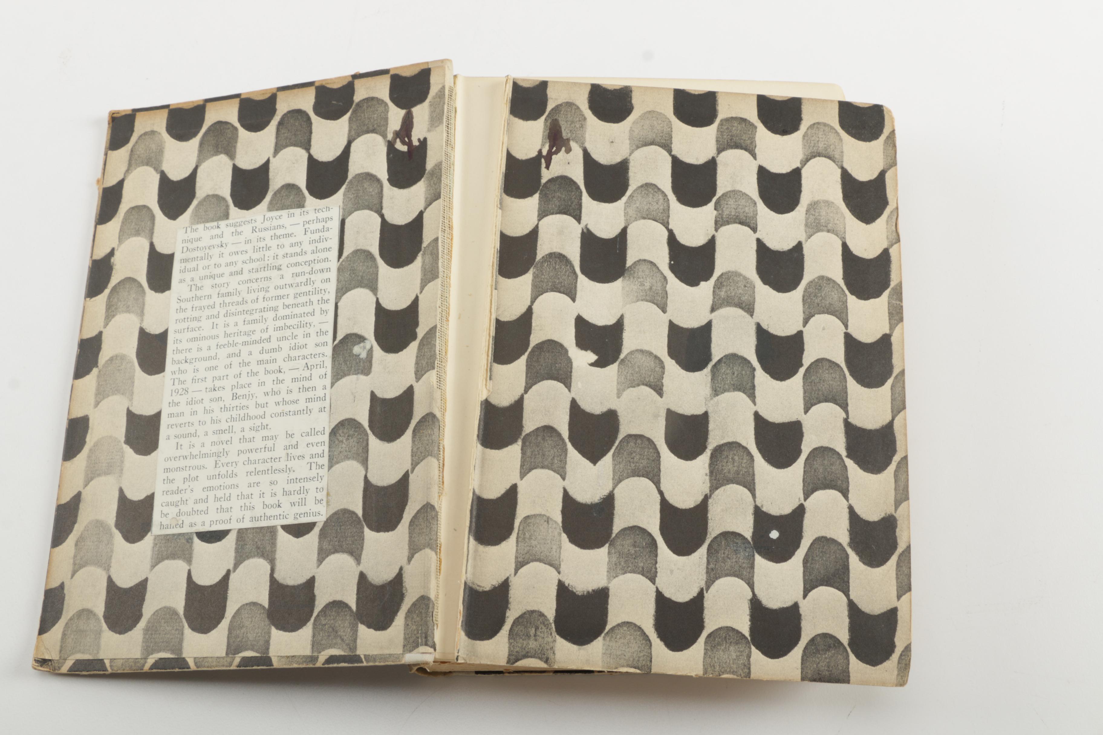 Collection of Vintage Books Including First Edition of "The Sound and the Fury"