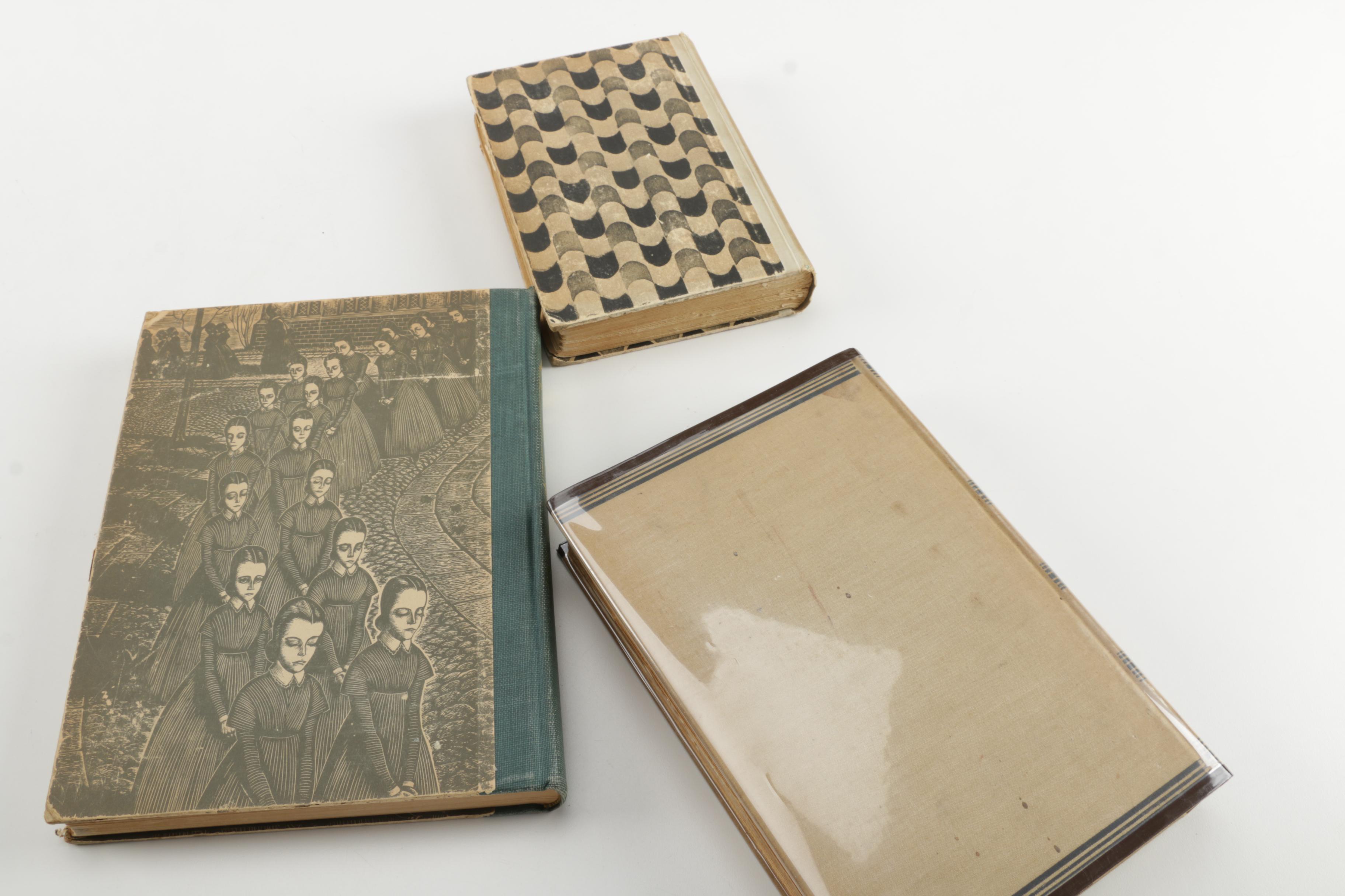 Collection of Vintage Books Including First Edition of "The Sound and the Fury"