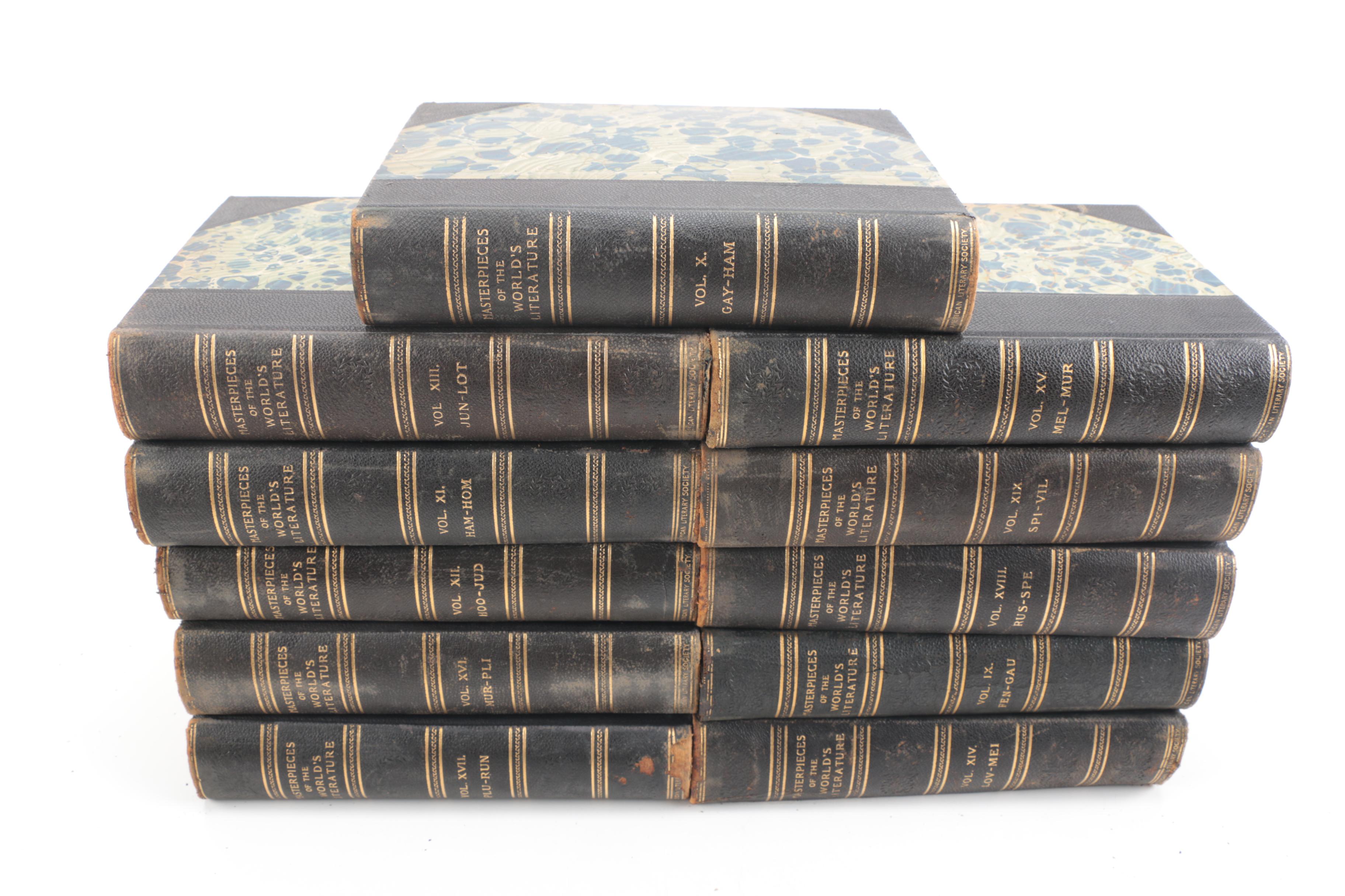 Eleven Volume "Masterpieces of the World" Collection
