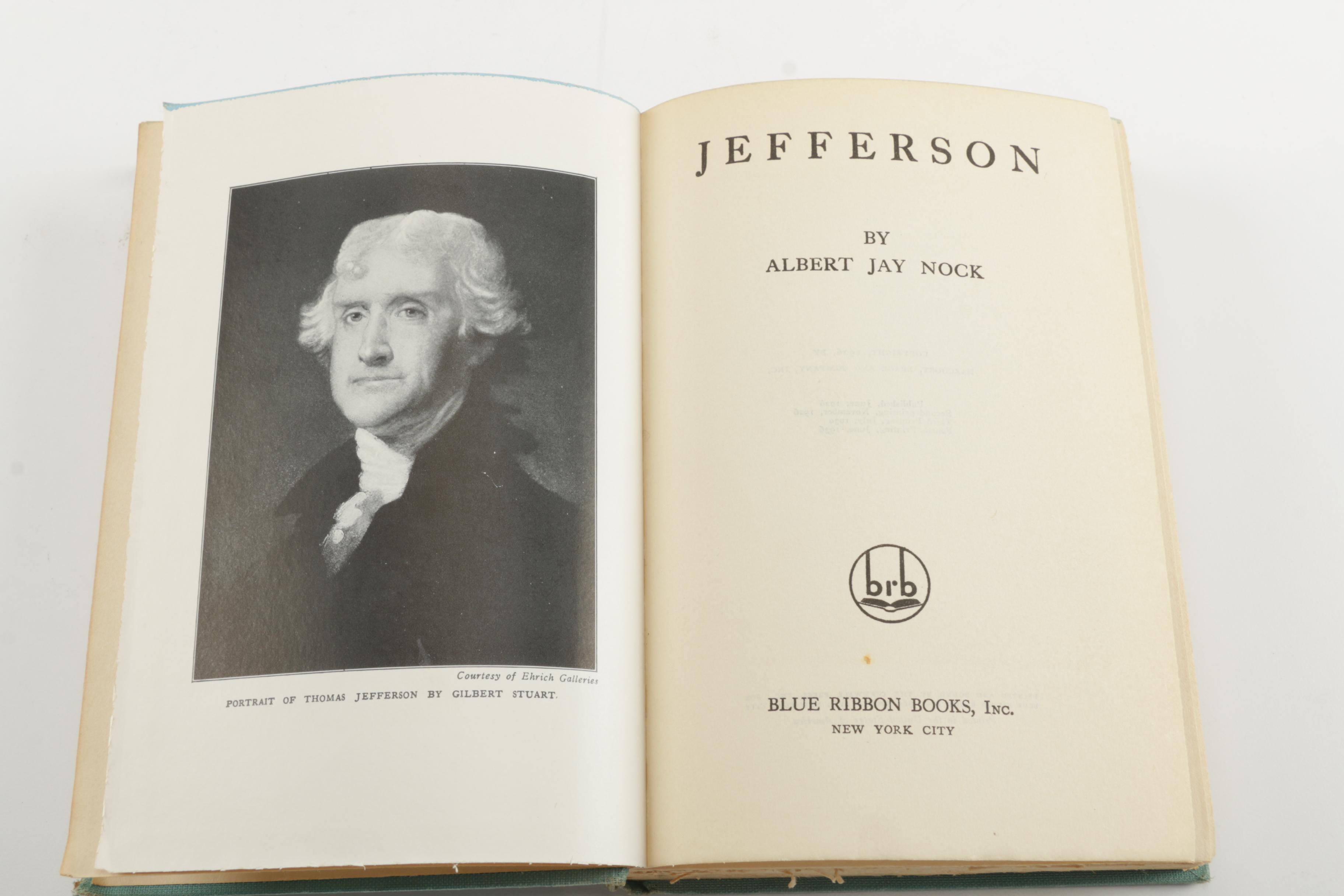 Collection of Books About Thomas Jefferson