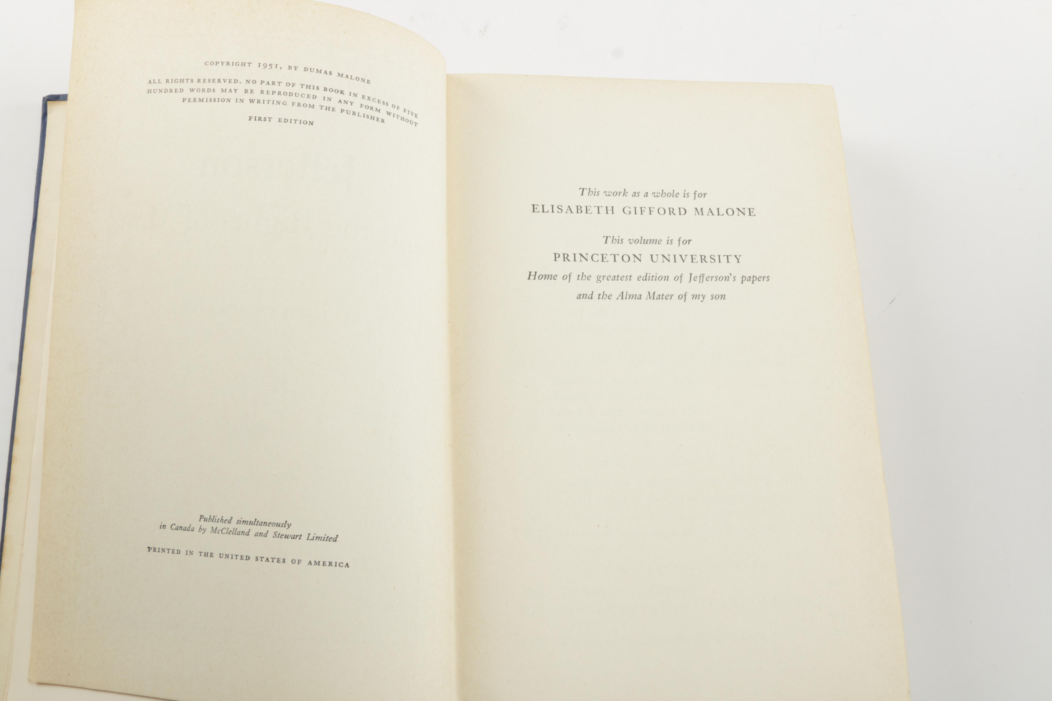 Collection of Books About Thomas Jefferson