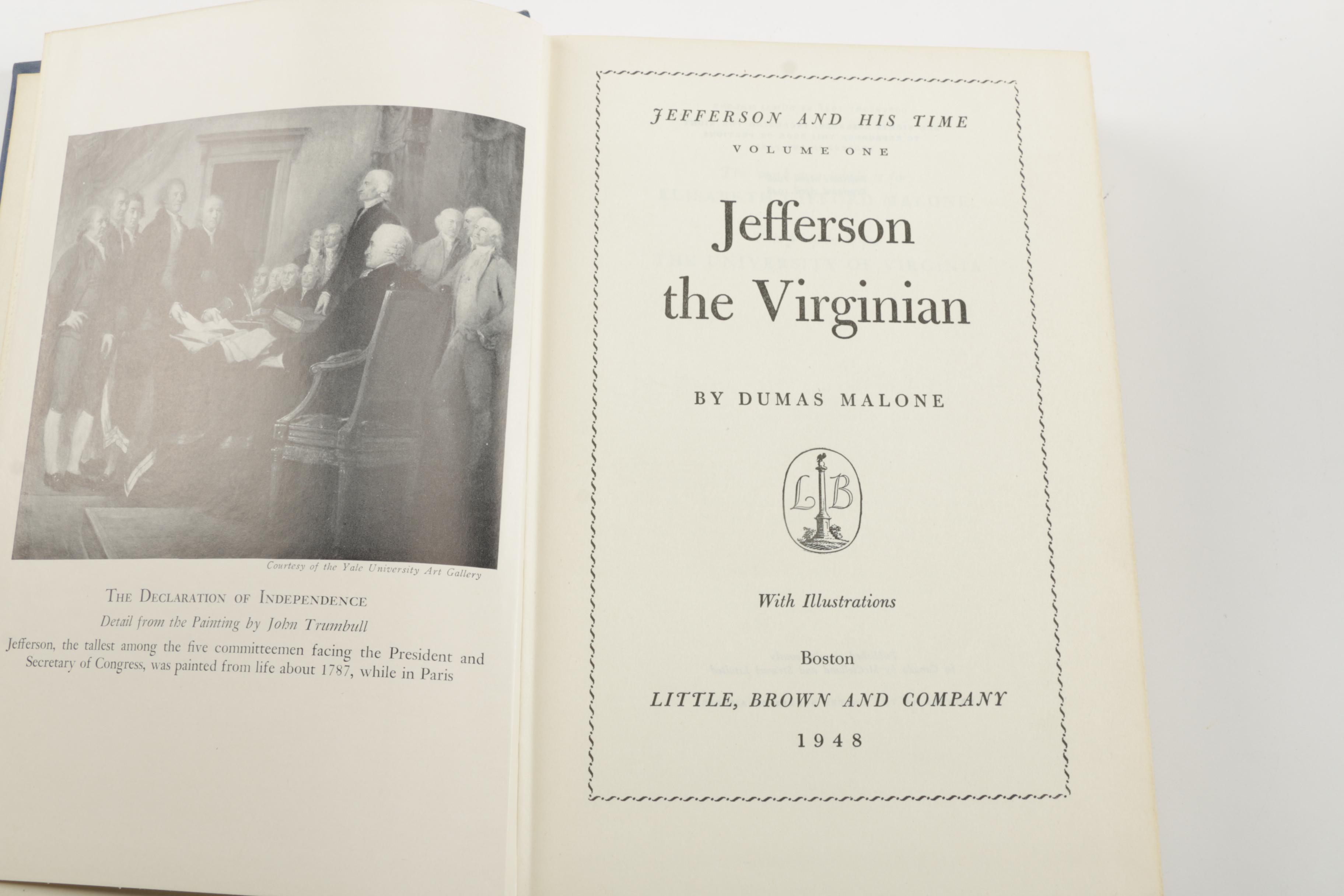 Collection of Books About Thomas Jefferson