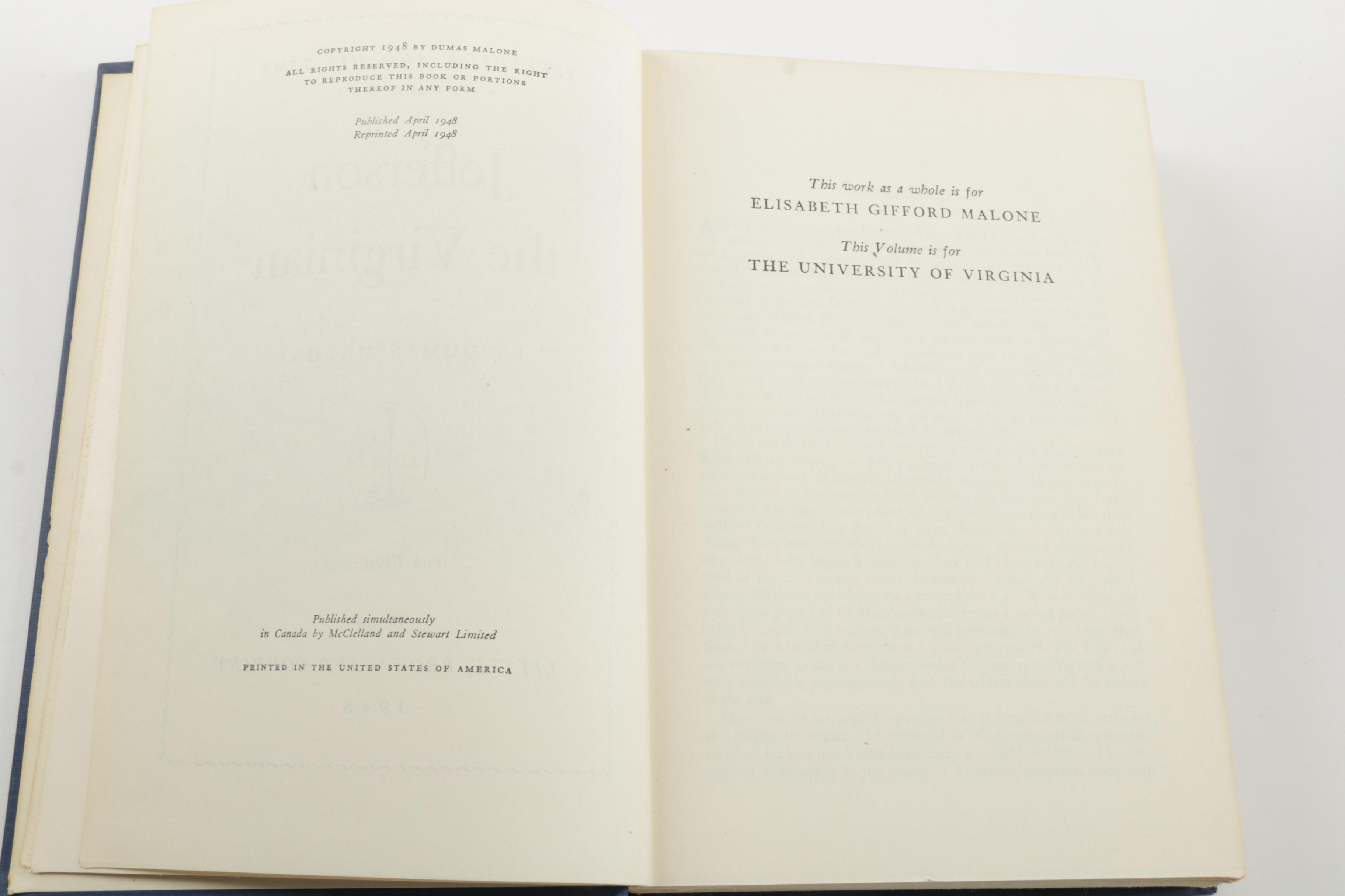 Collection of Books About Thomas Jefferson