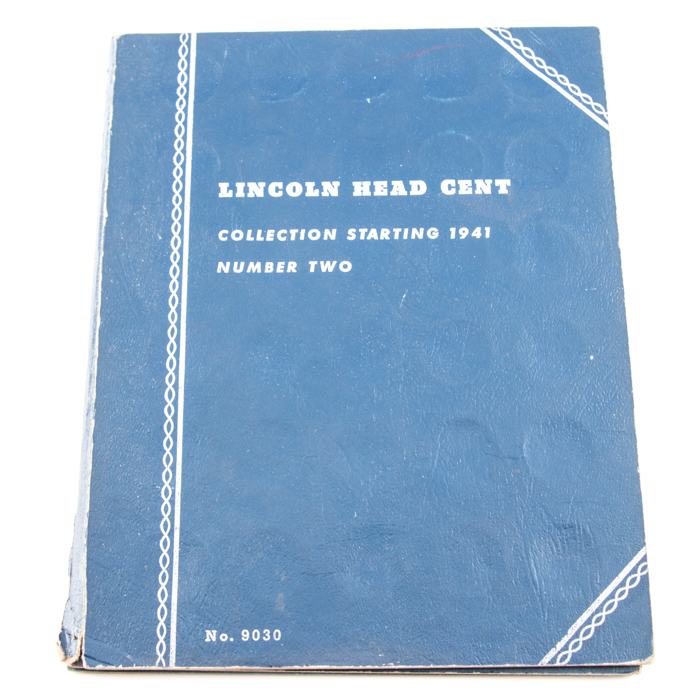 Group of Whitman Indian Head and Lincoln coin folders