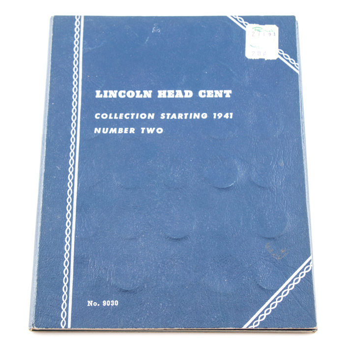 Group of Whitman Indian Head and Lincoln coin folders