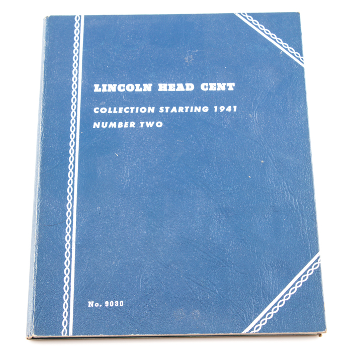 Group of Whitman Indian Head and Lincoln coin folders