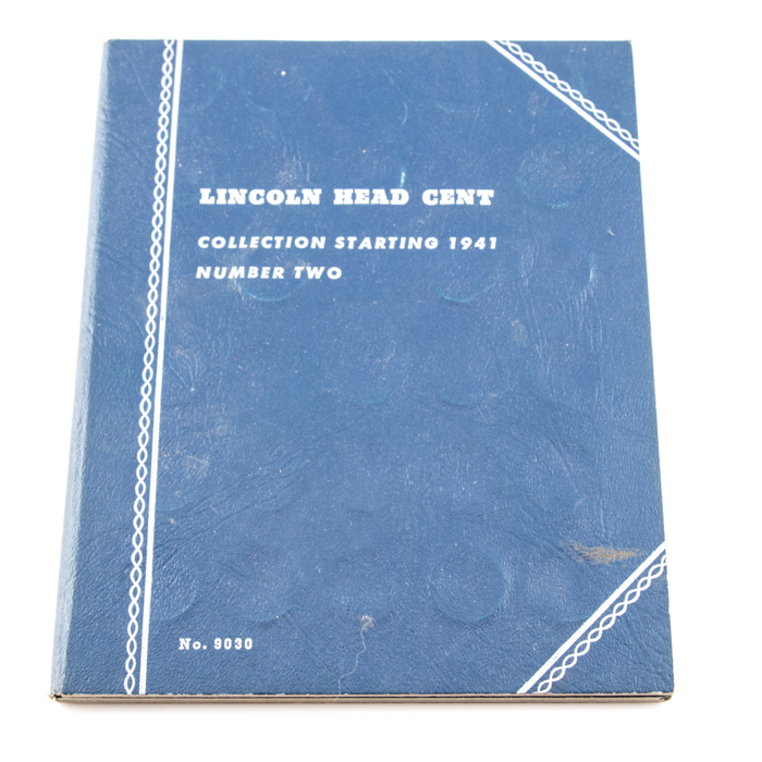 Group of Whitman Indian Head and Lincoln coin folders