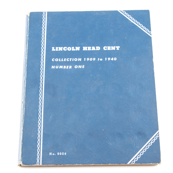 Group of Whitman Indian Head and Lincoln coin folders