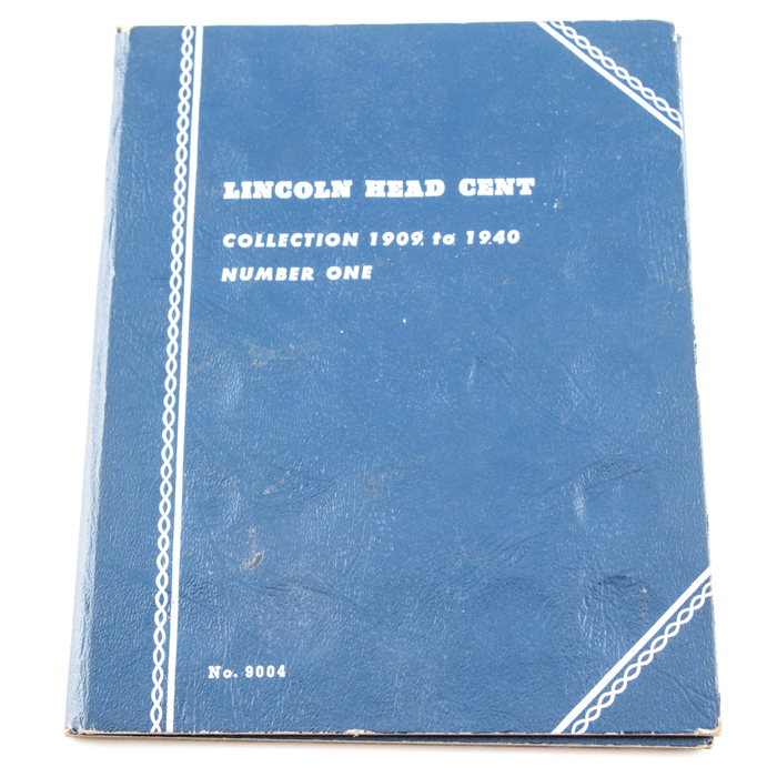 Group of Whitman Indian Head and Lincoln coin folders
