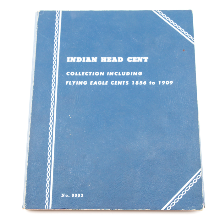 Group of Whitman Indian Head and Lincoln coin folders