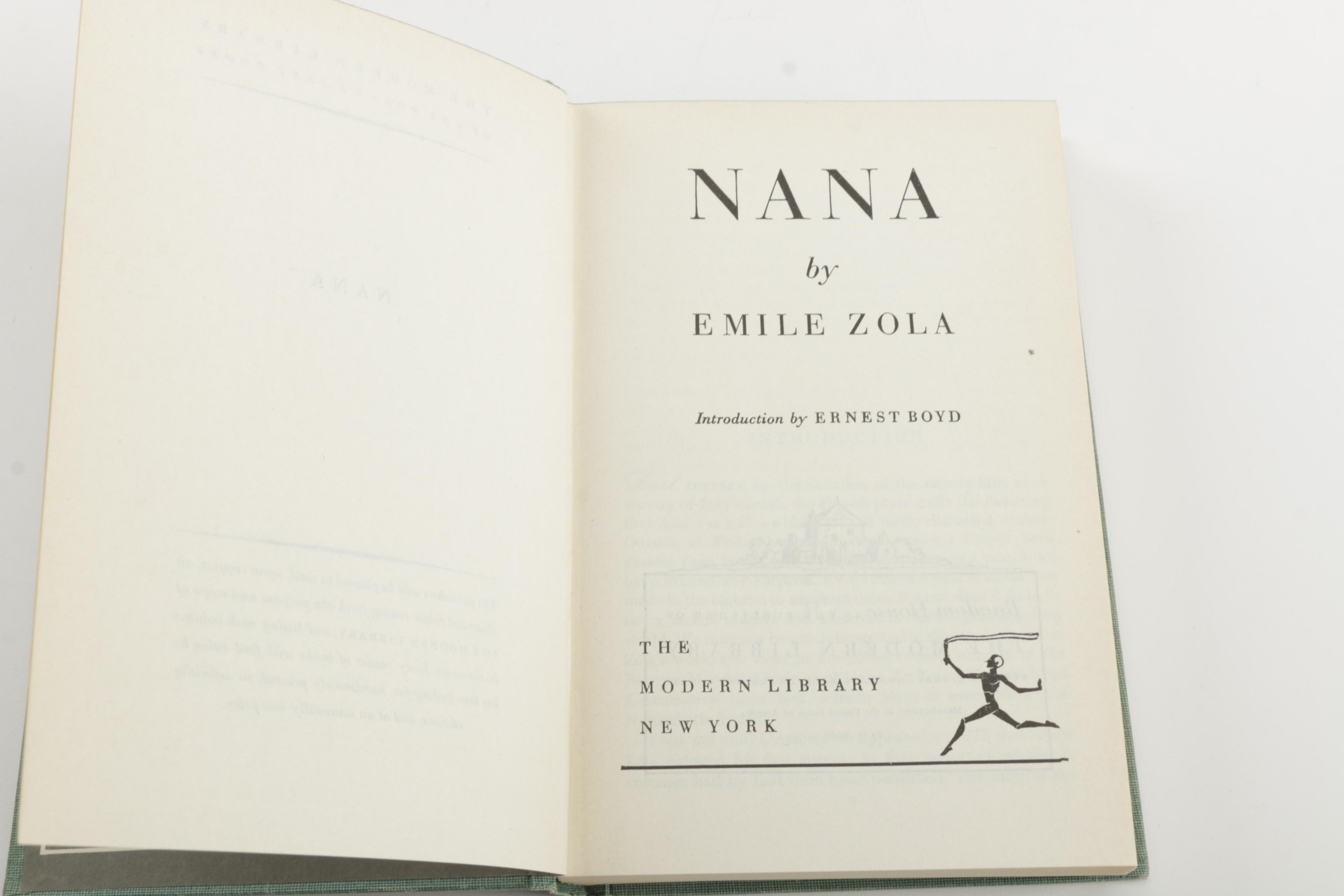 Vintage Book Collection including James Joyce and Emile Zola