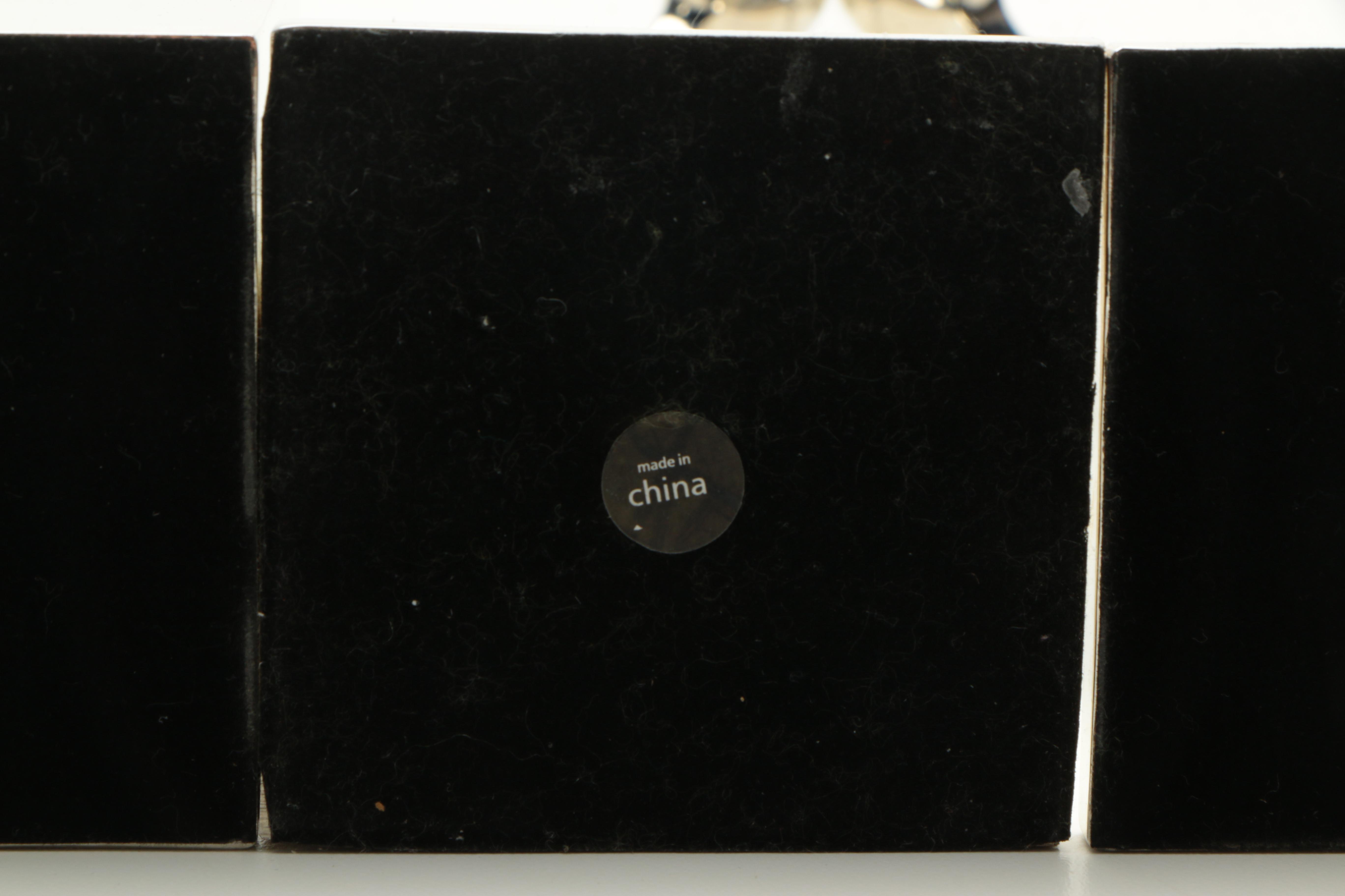 Silver Tone Candlesticks and Fluted Vase