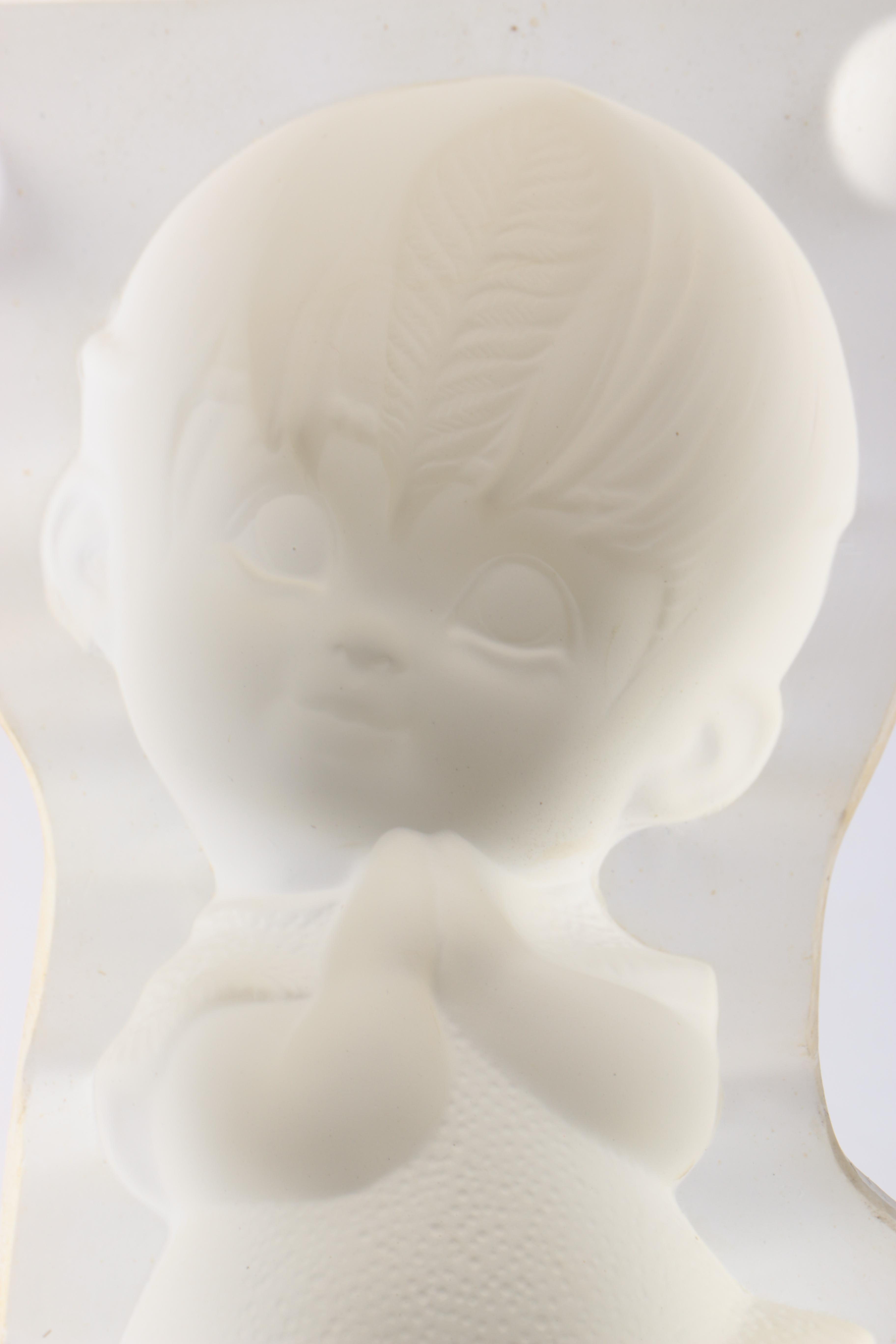 Set of Three Vintage Jodi Plaster Molds