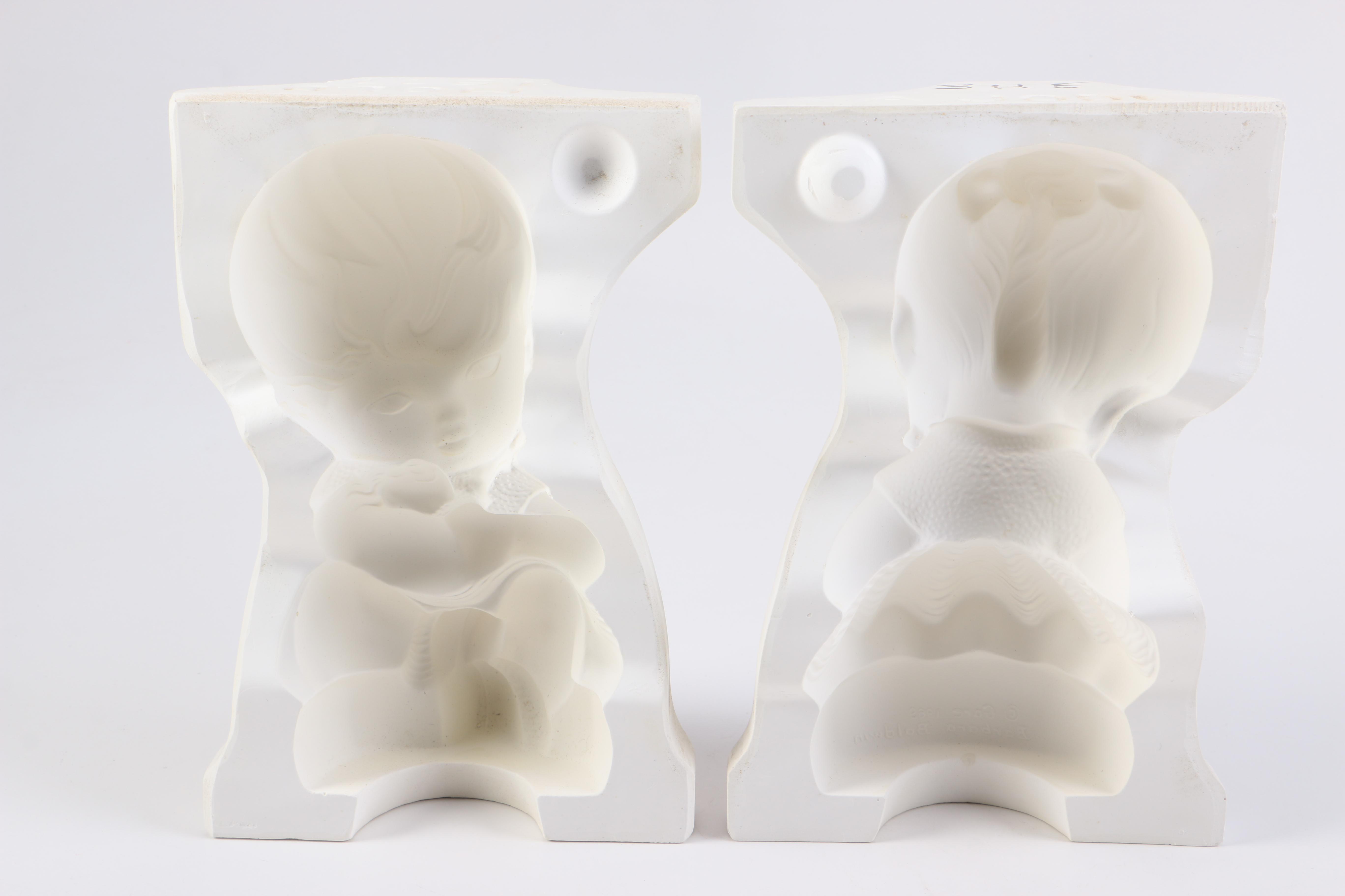 Set of Three Vintage Jodi Plaster Molds